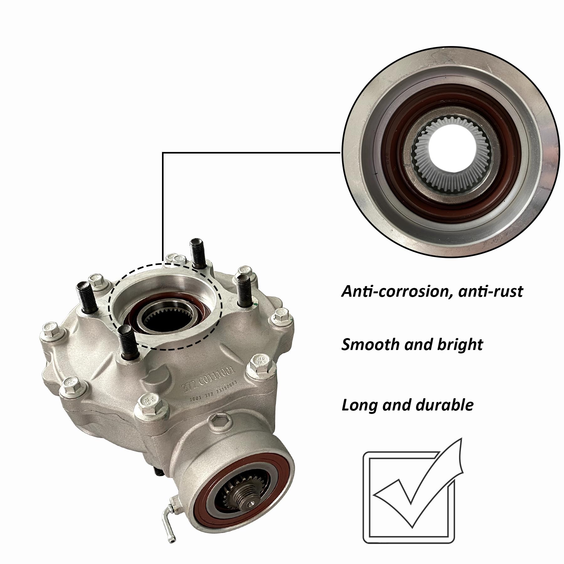 C CLINK Rear Differential Rear End Compatible with Honda 2007-2013 TRX420FM TRX420FPE TRX420FPM TRX420TE TRX420TM OEM Part Numbers 41300-HP5-600