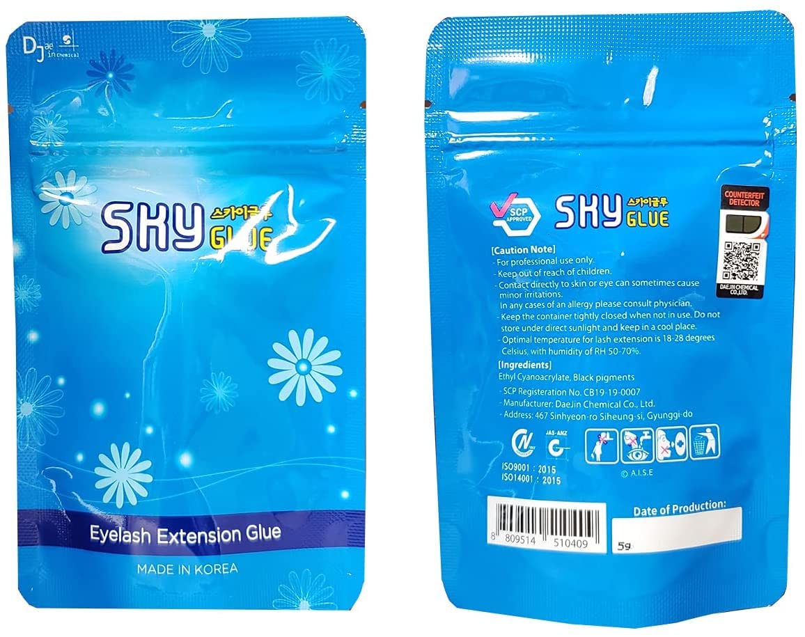 Eyelash Extension Glue Advanced Tech SKY S+ Glue 5ml / 6-8 Weeks Lasting time - 1-2s Fast Drying Time