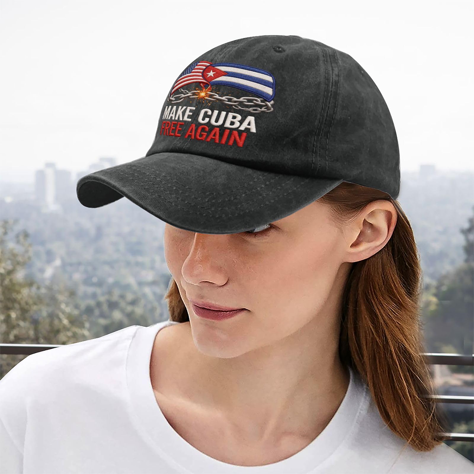 Make Cubas Great Again Embroidered Baseball Hats Garde Caps for Dad
