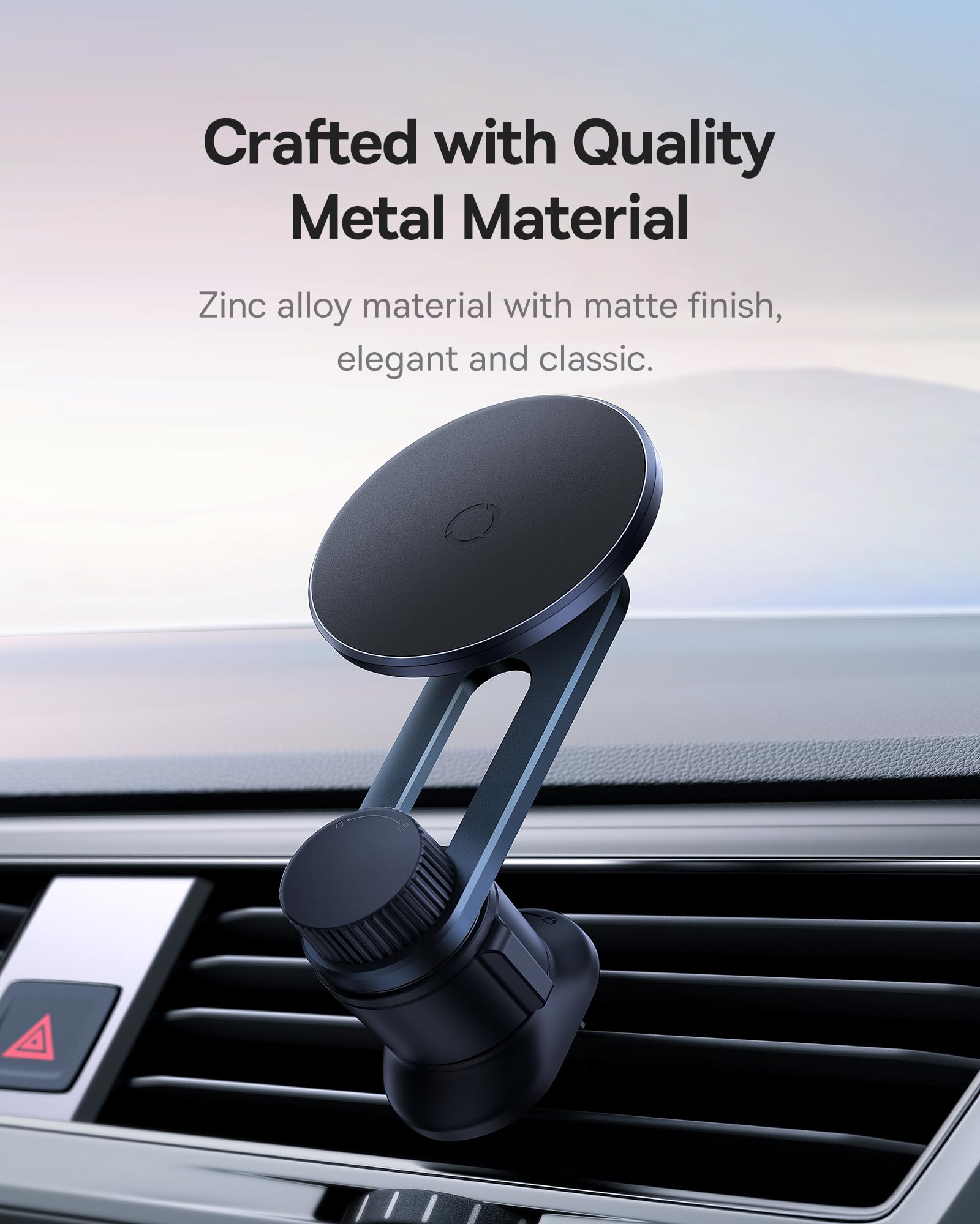 Baseus MagSafe Car Mount, Magpro Phone Mount for Car, Air Vent Magnetic Car Phone Holder for iPhone 15/14/13 Series