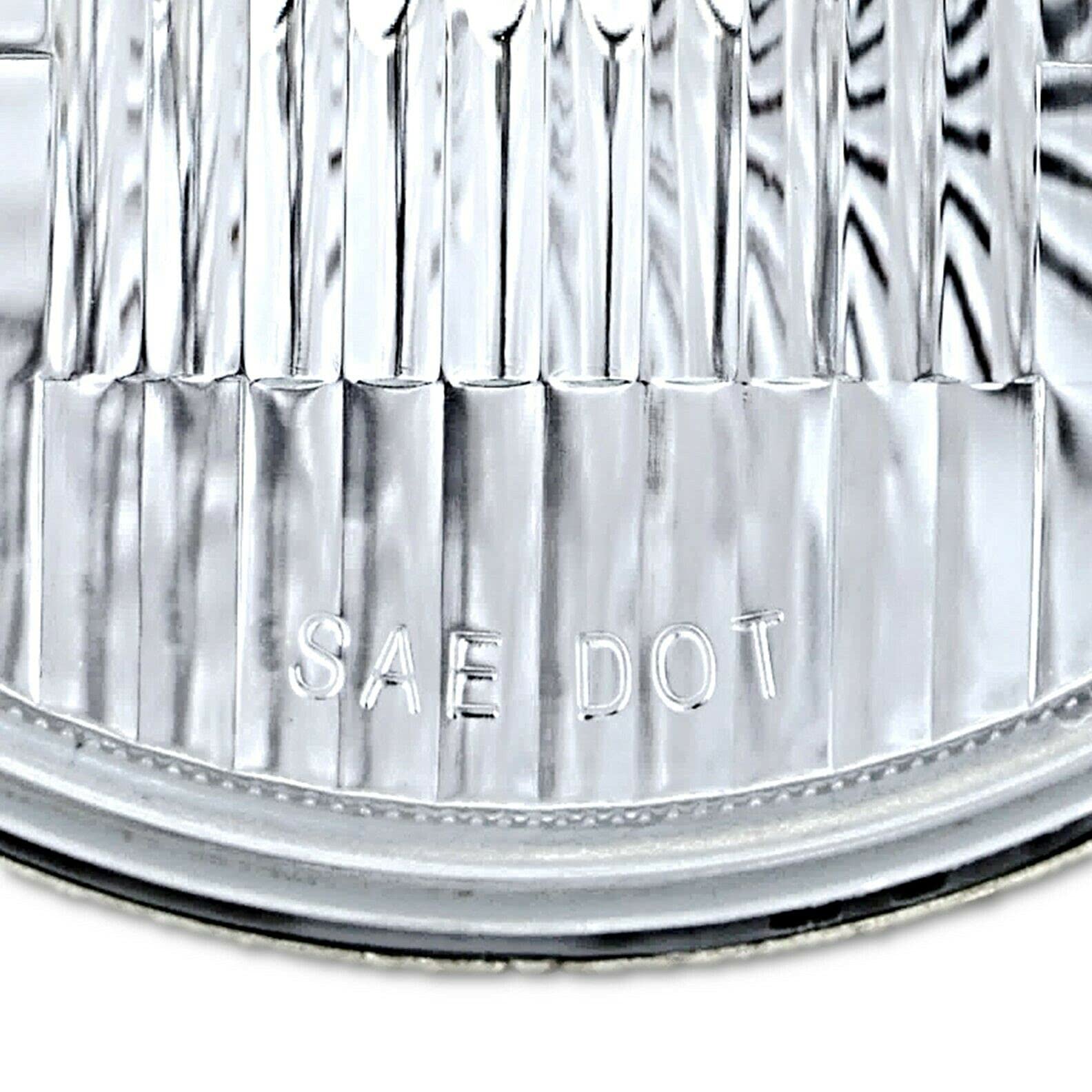 Octane Lighting 7 Inch Stock Style H4 Glass Headlight LED 4000 Lumens 20/40w Light Bulb Headlamp Pair