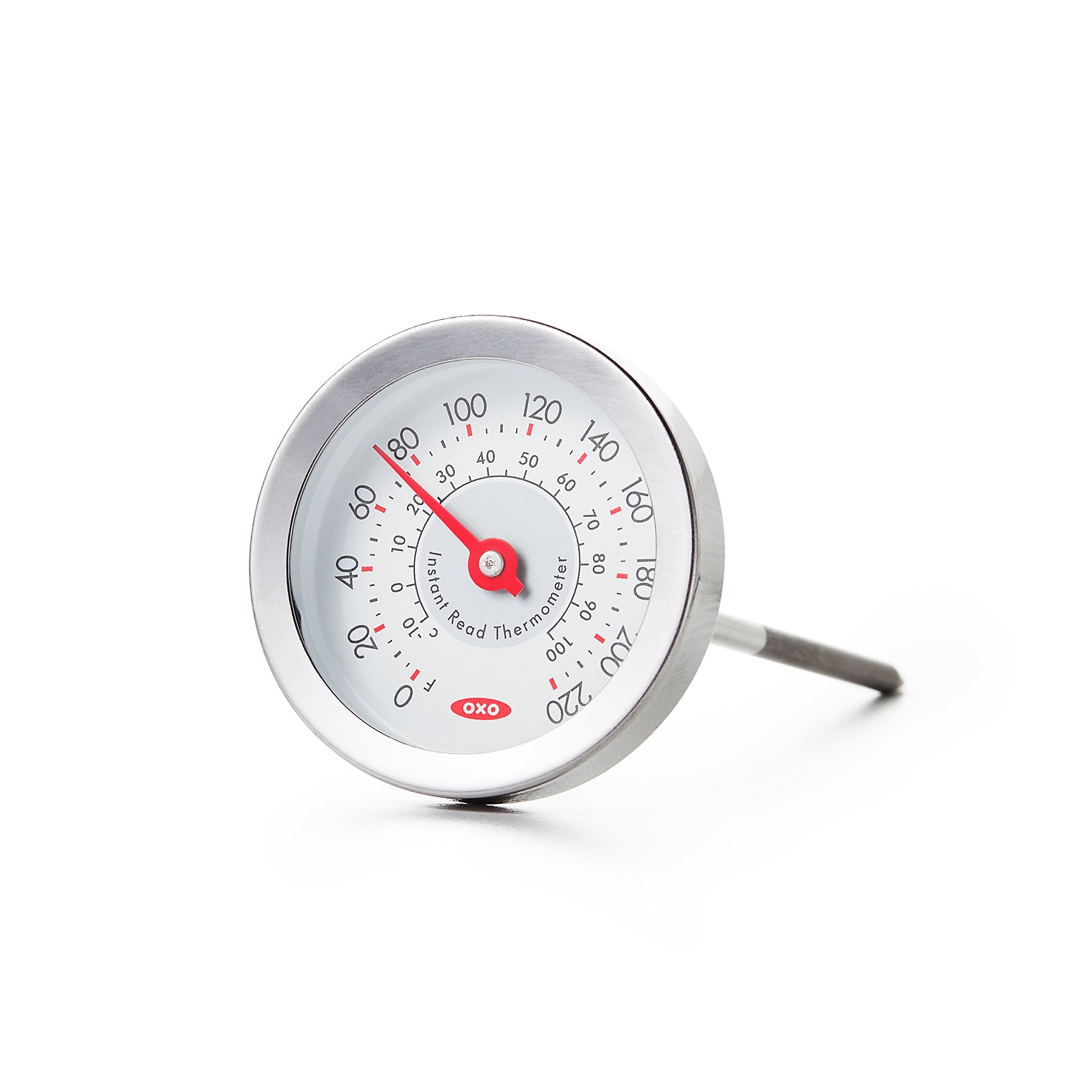 OXO Good Grips Chef's Precision Meat Thermometer, Silver