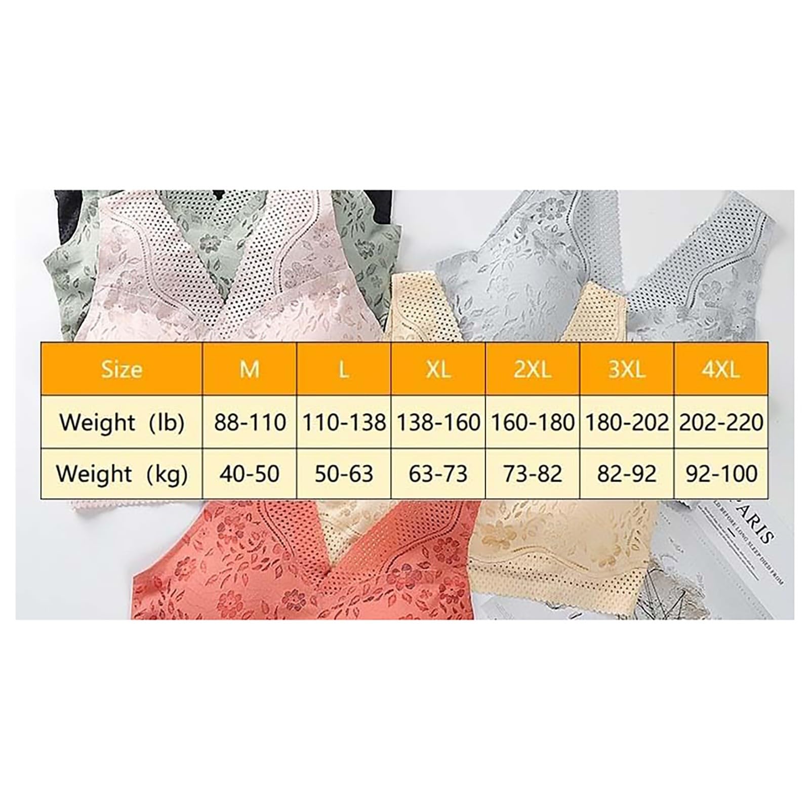 Hatmeo Women's Orthopedic Anti-Sagging Bra Hatmeo Bras for Senior Women Posture Correcting Bra Breathable Push up Bras Beige