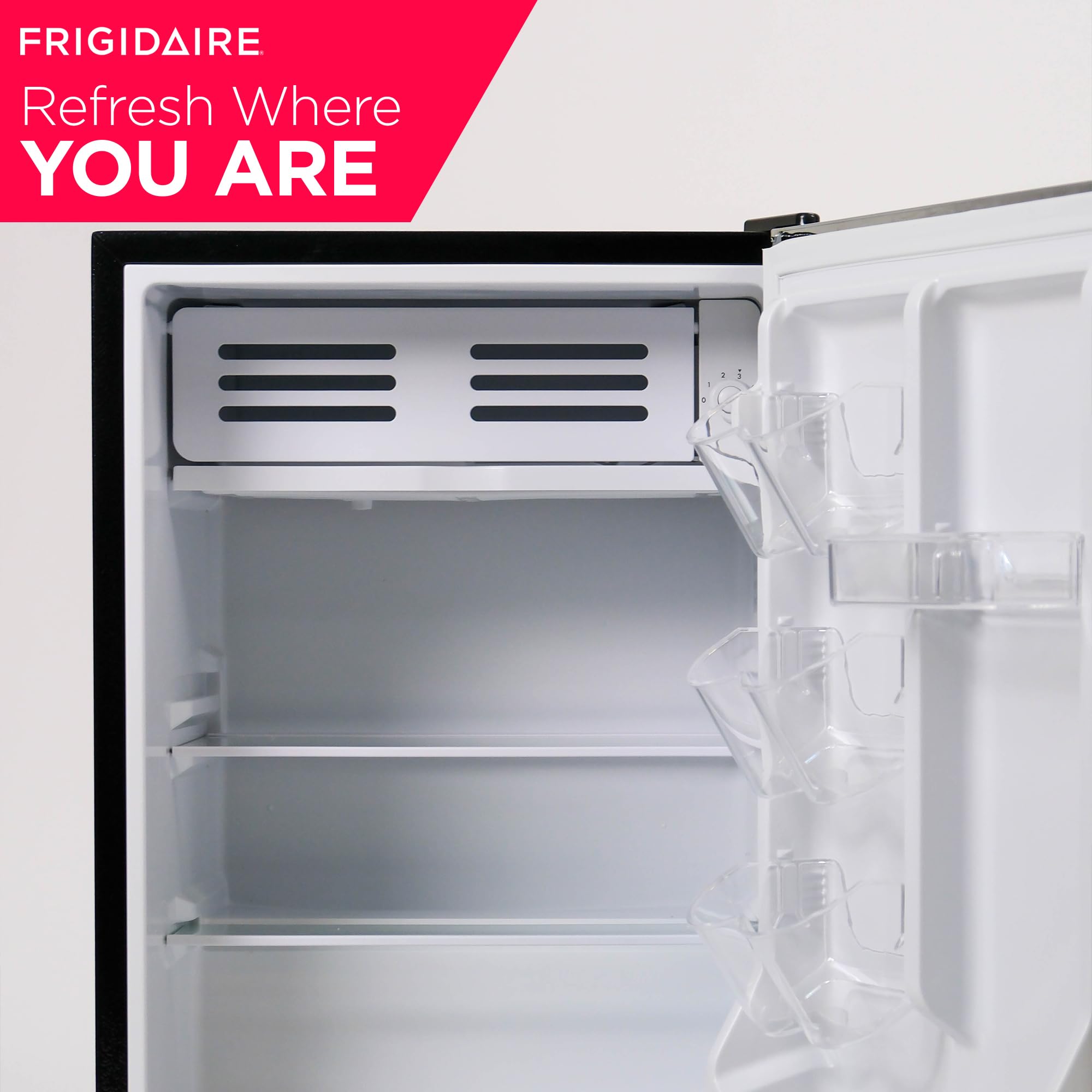 Frigidaire EFR285-6COM, 2.5 cu ft Refrigerator, Stainless Steel Door, Platinum Series