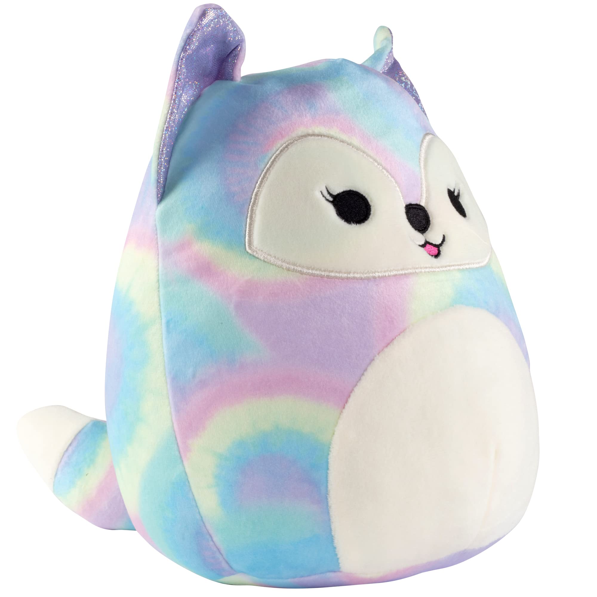 Squishmallows Original 8-Inch Felexine The Rainbow Fox - Official Jazwares Plush - Collectible Soft Squishy Fox Stuffed Animal Toy - Add to Your Squad - Gift for Kids, Girls & Boys