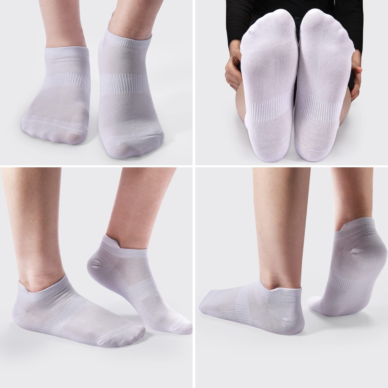 ATBITER Ankle Socks for Women, Thin Athletic Running Low Cut Tab Socks Sports No Show Socks 6/10-Pairs