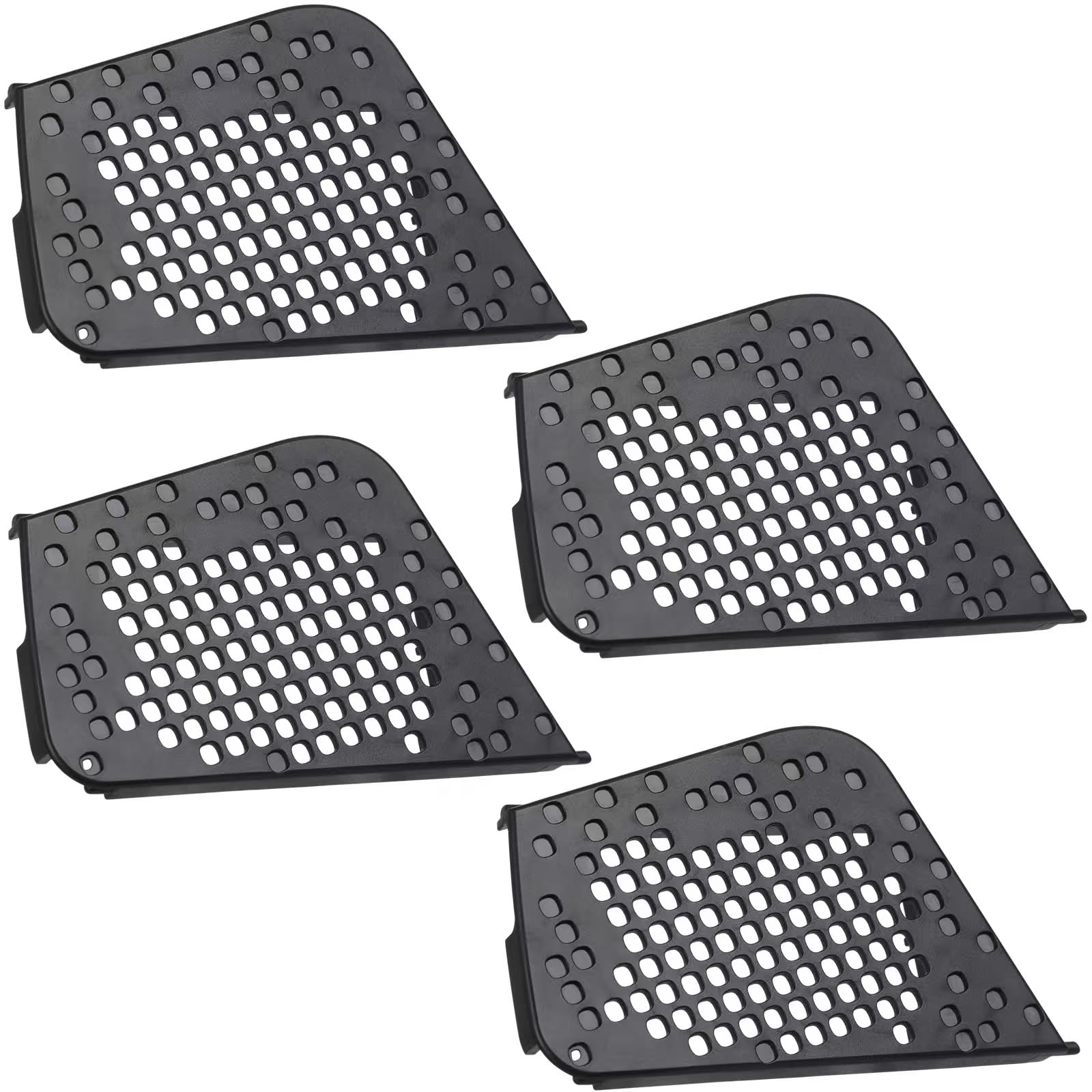 4 Pack 19729 Filter Side Cover Compatible with ResMed AirSense 10, AirStart 10, AirCurve 10 CPAP/AutoSet/VPAP Machines - Universal Replacement for Plastic Side Filter Cover (Black)