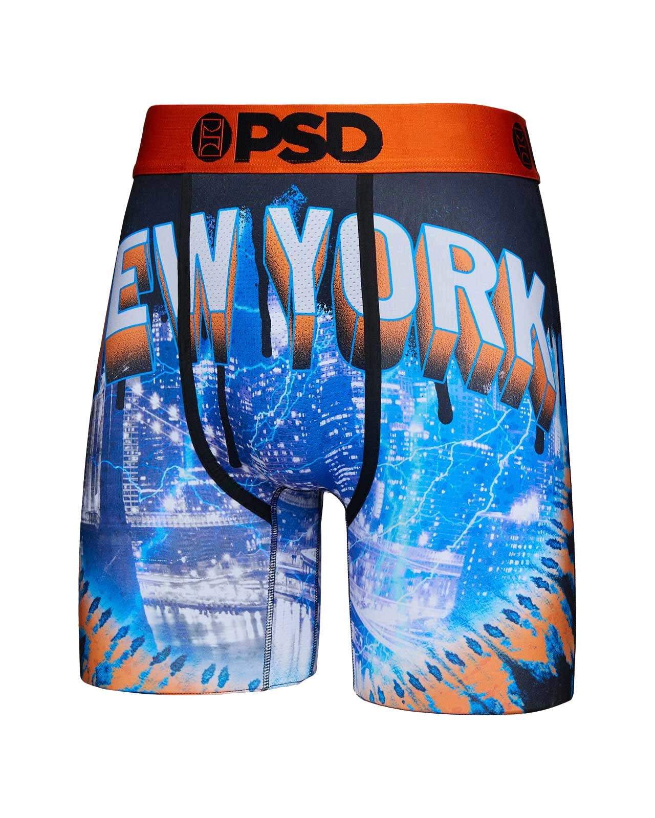 PSD Men's Empire City Boxer Briefs, Black, XL