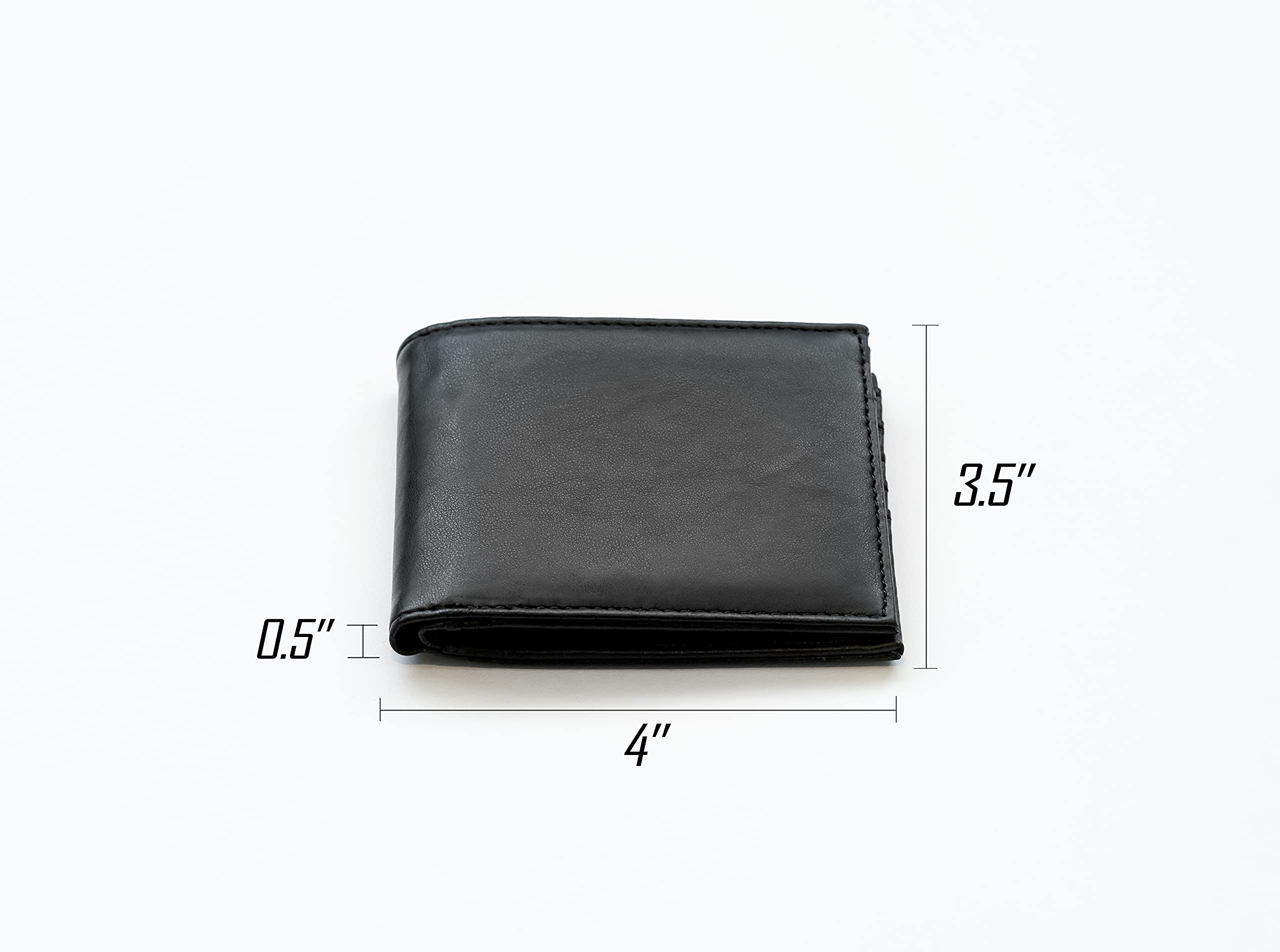 Rico Industries Laser Engraved Billfold Wallet, Toronto Maple Leafs, Black, 3.5 x 4.25-"