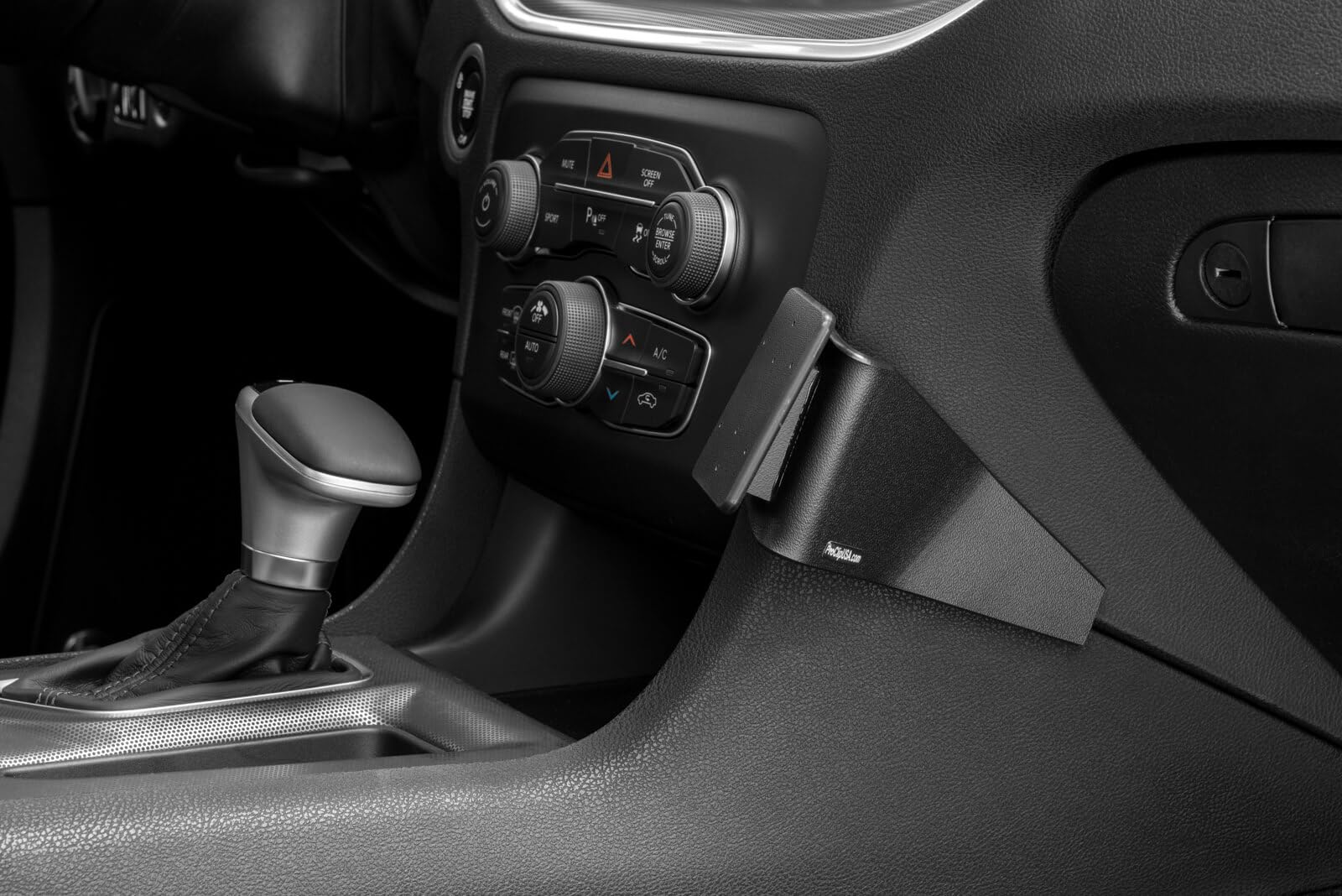 Scosche ProClip Angled Dash Mount Compatible with 2011 to 2023 Dodge Charger with StuckUp Universal Phone Mount Bundle
