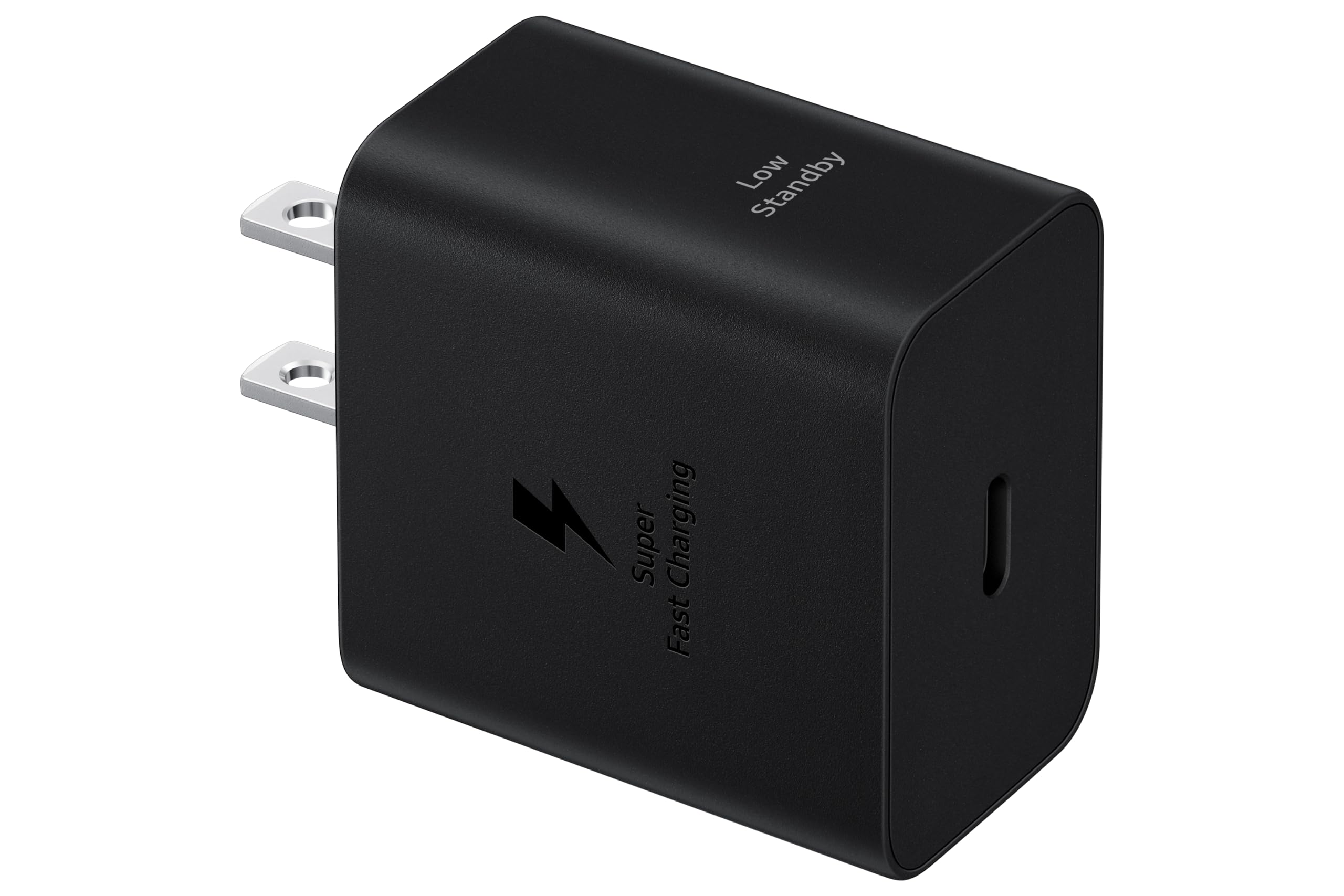 SAMSUNG 45W Wall Charger Power Adapter with Cable Included, Super Fast Charging for Galaxy Phones, Tablets and USB Type C Devices, Low Standby Power Consumption, EP-T4511XBEGUS, Black