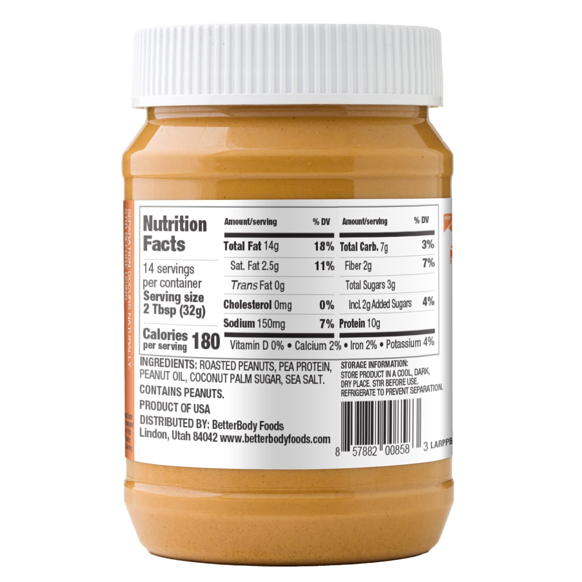 PBfit Peanut Butter, Protein-Packed Spread, Peanut Butter Spread, 16 Oz