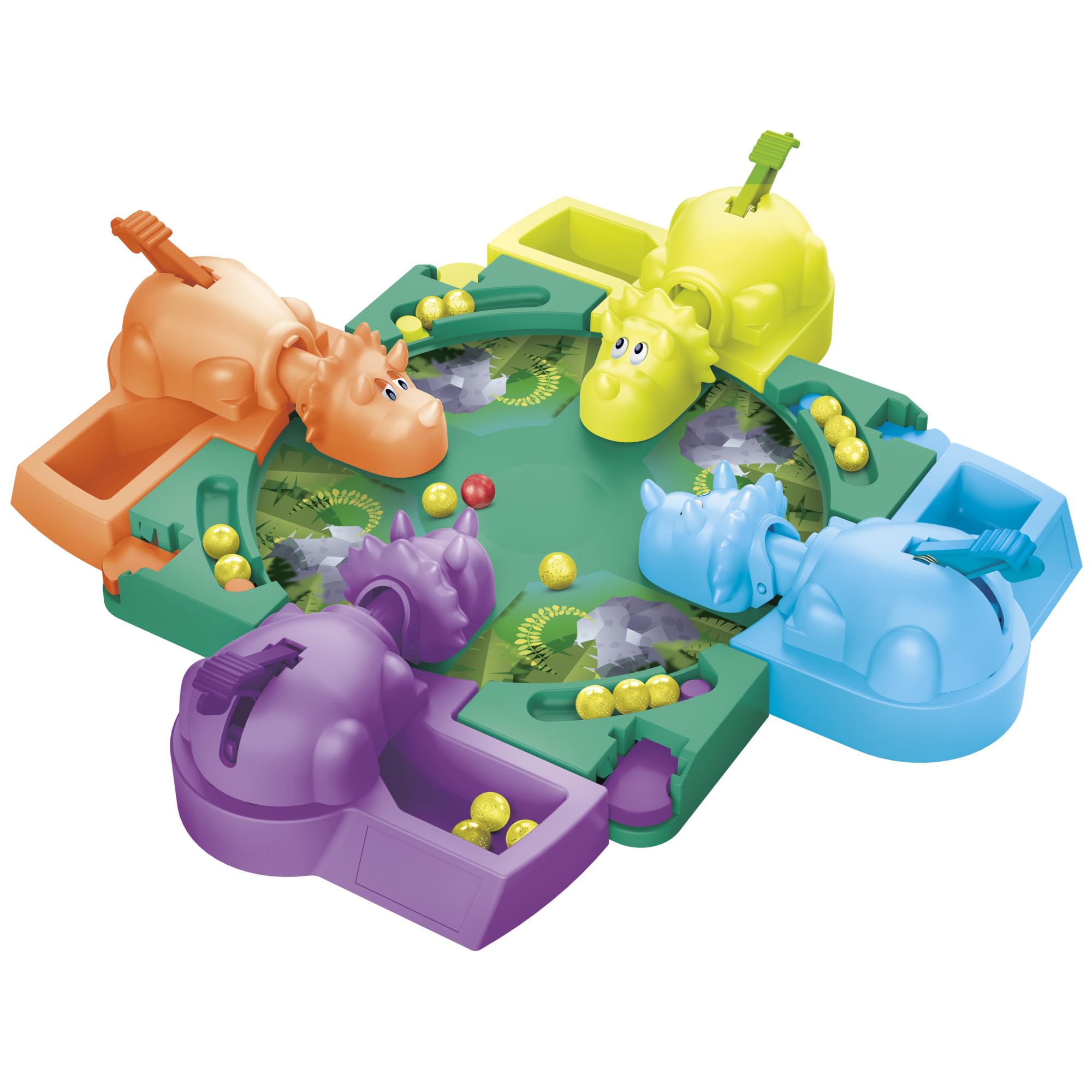 Hasbro Gaming Hungry Hungry Hippos Dino Edition Board Game, Pre-School Game for Ages 4 and Up; for 2 to 4 Players (Amazon Exclusive)