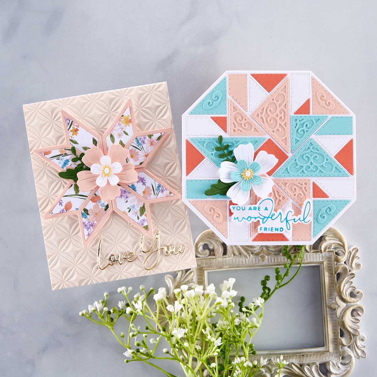 SPELLBINDERS PAPERCRAFTS, INC Spellbinders Etched Dies by Becca Feeken-Filigree Eight Point Star, ONE