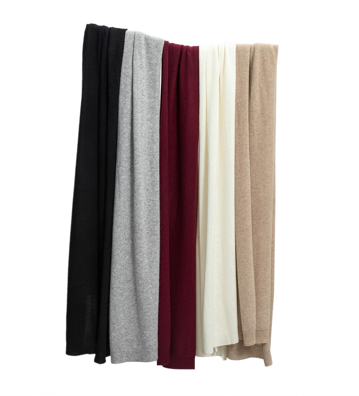 Villand Women's 100% Pure Cashmere Knitted Shawl Wrap - Extra Large Lightweight Pashmina Stole with Gift Box (Camel)