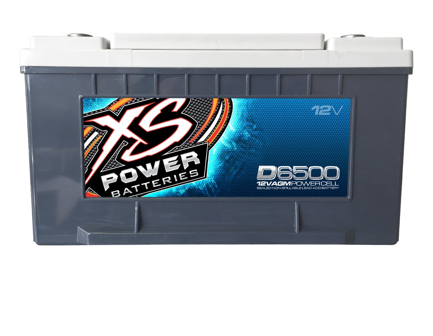 XS Power D6500 12 Volt AGM 3900 Amp Sealed Car Audio Battery/Power Cell+Terminal