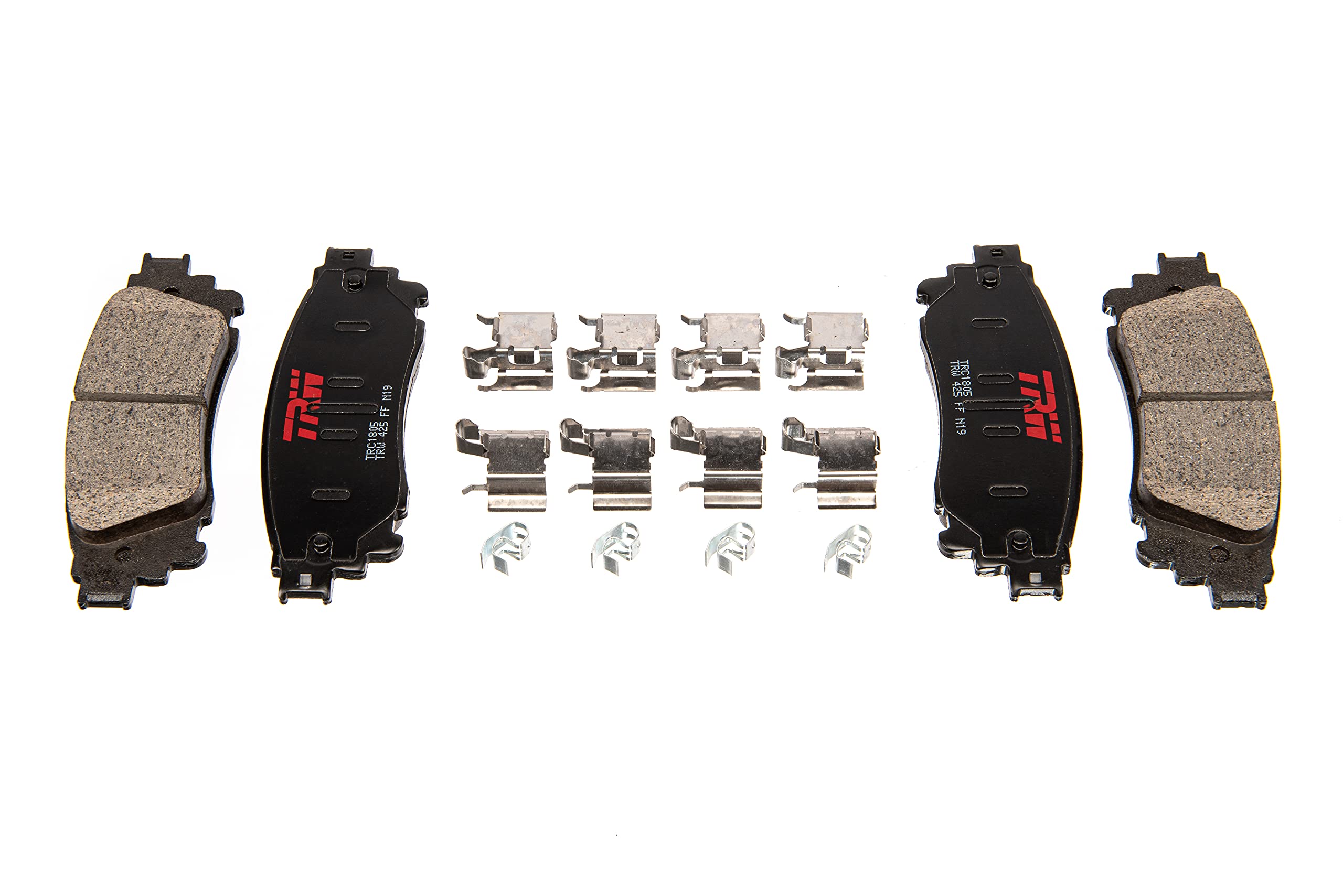 TRW Pro TRC1056 Disc Brake Pad Set For Dodge Charger 2006-2010, Front, And Other Applications