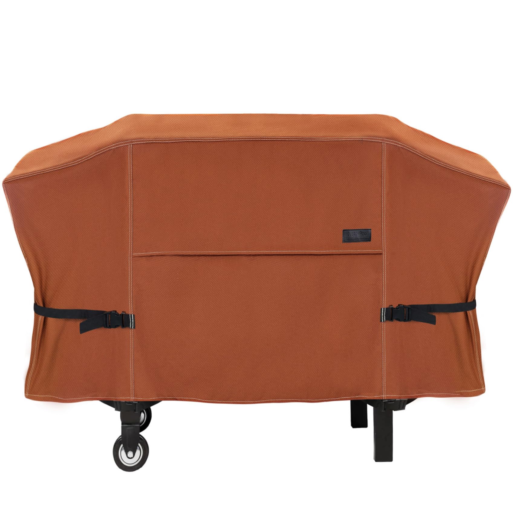 NettyPro Griddle Cover for Blackstone 28 inch Griddle Waterproof Heavy Duty 2 Burner Flat Top Gas Grill Cover 28" Cooking Station Camping, Brown