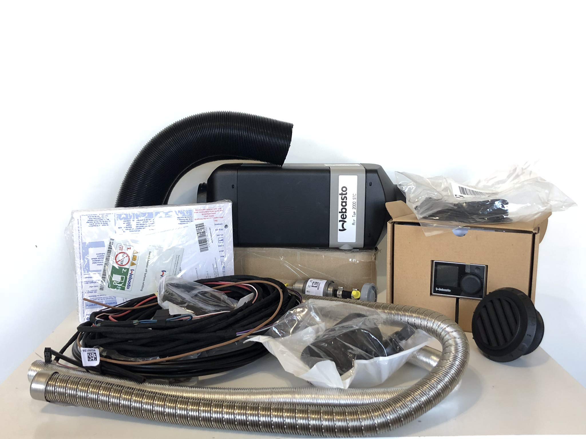 Full installation set Air Heater Webasto AT 2000 Diesel 12V with Electronic Timer