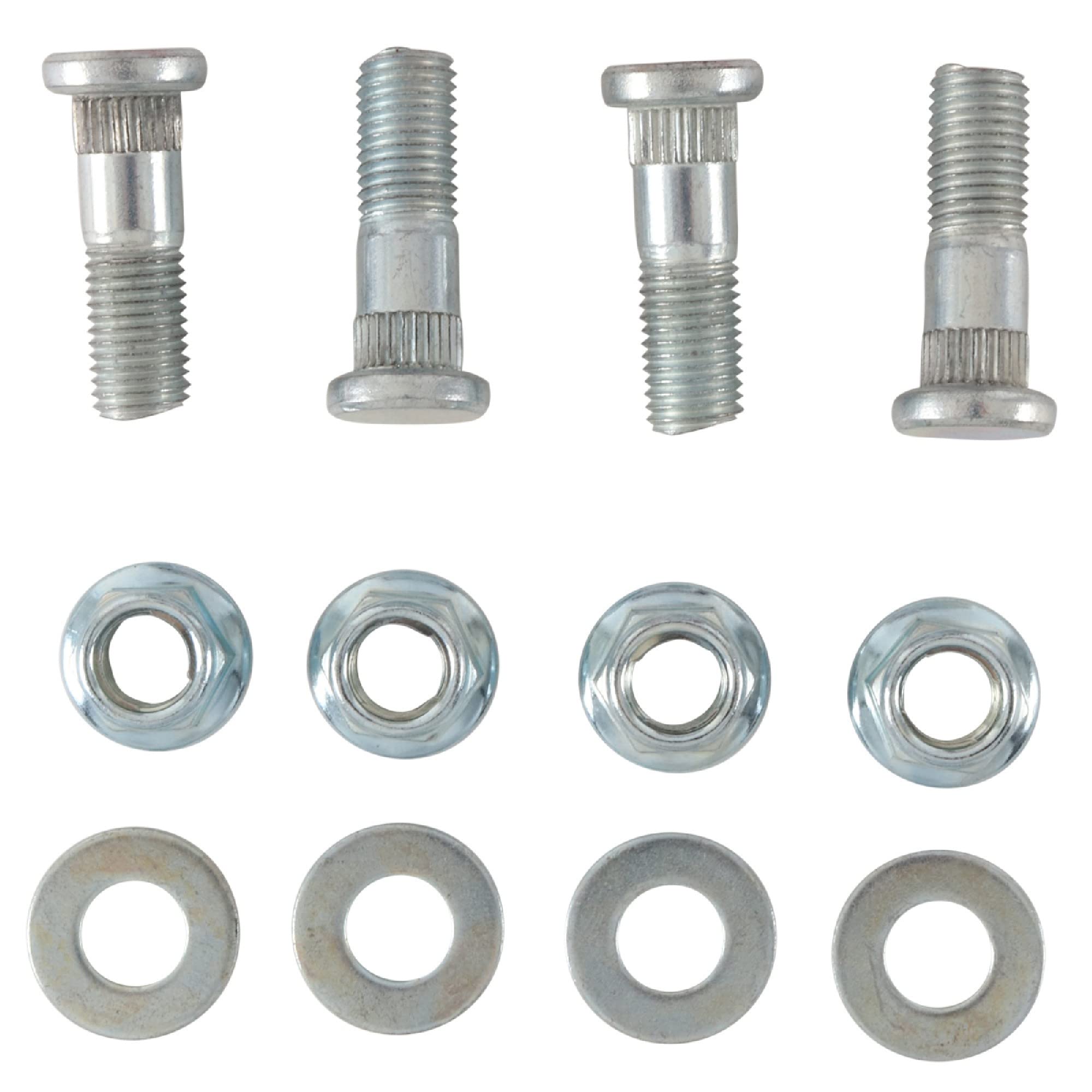 All Balls Racing 85-1066 Wheel Stud and Nut Kit Compatible with/Replacement For Suzuki LT 500 R 1987-1990