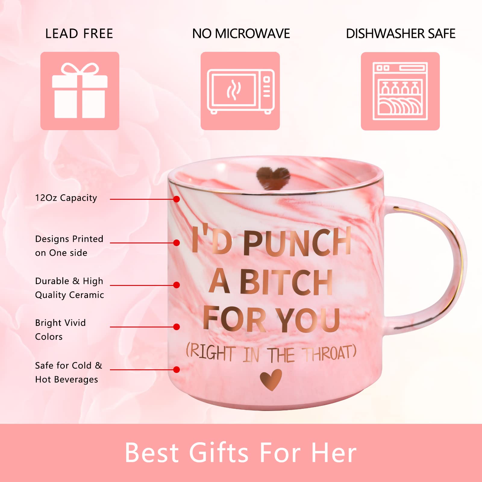 Mothers Day Mom Gifts for Mom from Daughter Son,12 OZ Funny Coffee Mug,Gifts for Wife Women Grandma,Birthday Gifts for Women Her Friends,Mom Gifts for Mothers Day Birthday Christmas Anniversary