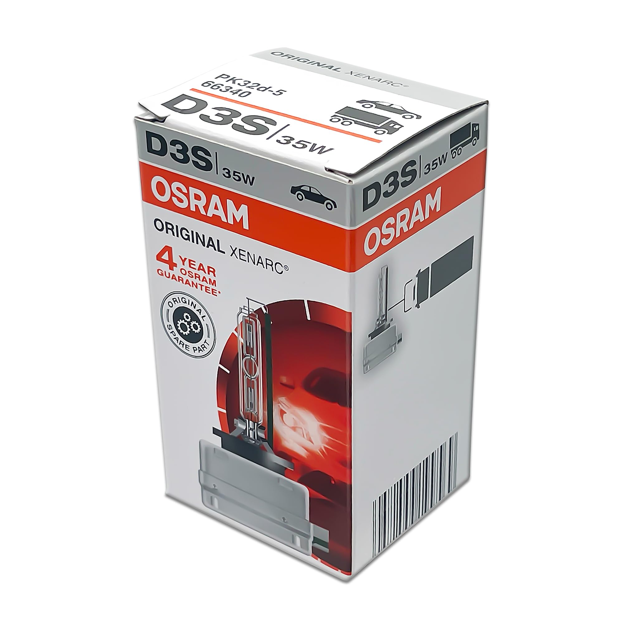 OSRAM XENARC D3S HID Xenon Headlight bulbs 66340 Pack of 2 by ALI