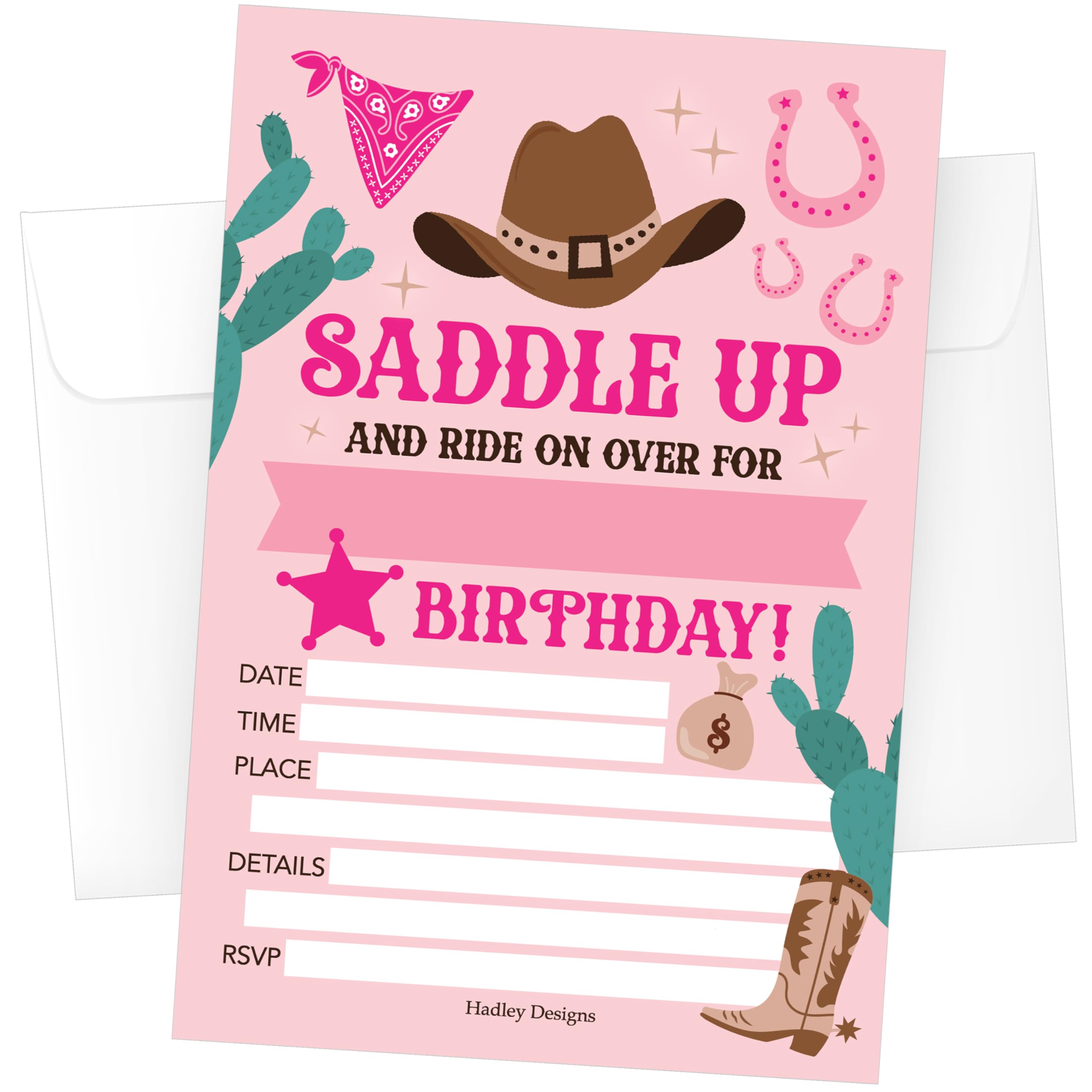 15 Rodeo Cowgirl Birthday Invitations Girl - Western Birthday Party Invitations For Girls, Rodeo Invitations For Birthday Party Invitation Girl, Invitation Cards, Kids Birthday Invitations Girl