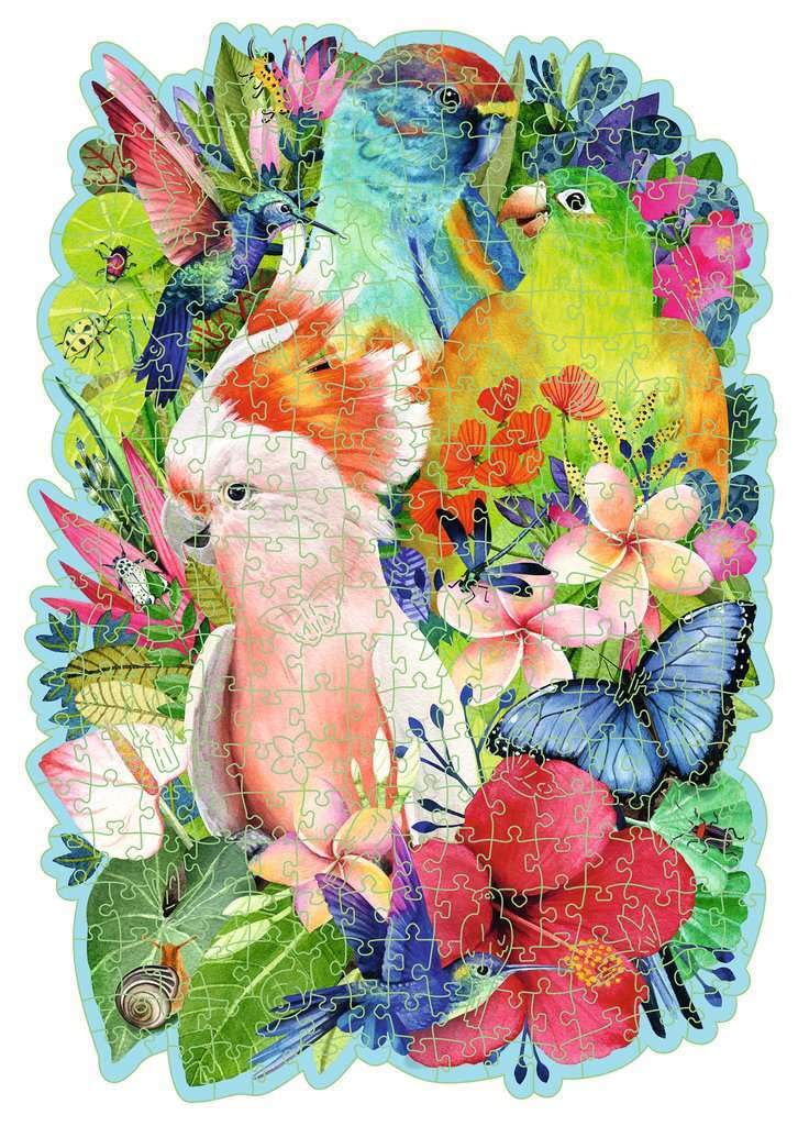 Ravensburger Beautiful Birds Wooden Jigsaw Puzzle for Adults - Every Piece is Unique, Softclick Technology Means Pieces Fit Together Perfectly