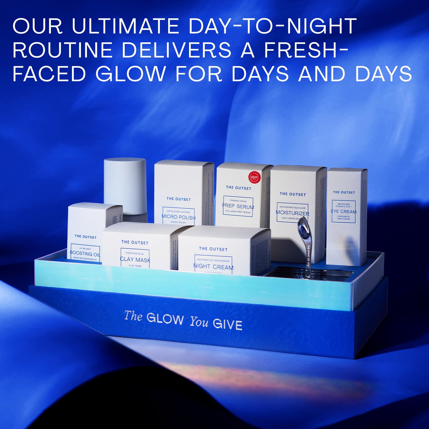 The Outset The Glow You Give Superset | Skincare Essentials | Vegan | Gluten Free | Clean Beauty | Unisex for All Skin Types | 15.9 oz