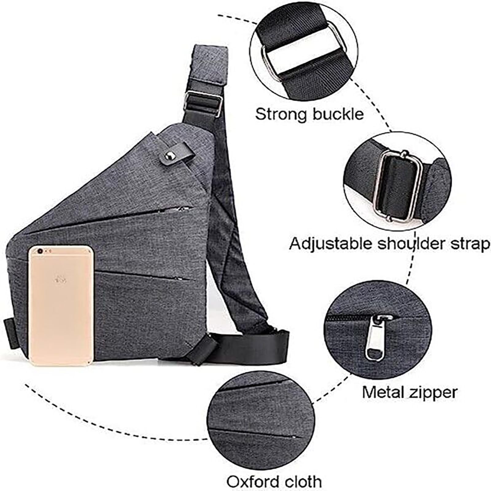 Generic 2024 NEW Wander Plus Anti Theft Travel Bag Slim Sling Bag Crossbody Travel Bag for Women Men