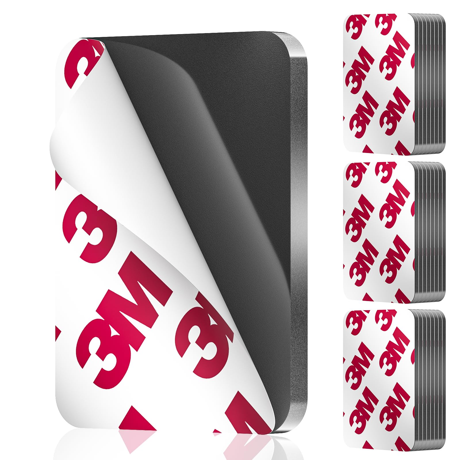 PHIXBEAR 0.12" Thick Strong Double Sided Adhesive Pads Made of 3M, 1.57 x 2 Heavy Duty Sticky Mounting Foam Tape, Heat & Weather Resistant for Car & Home Décor 60 Pcs