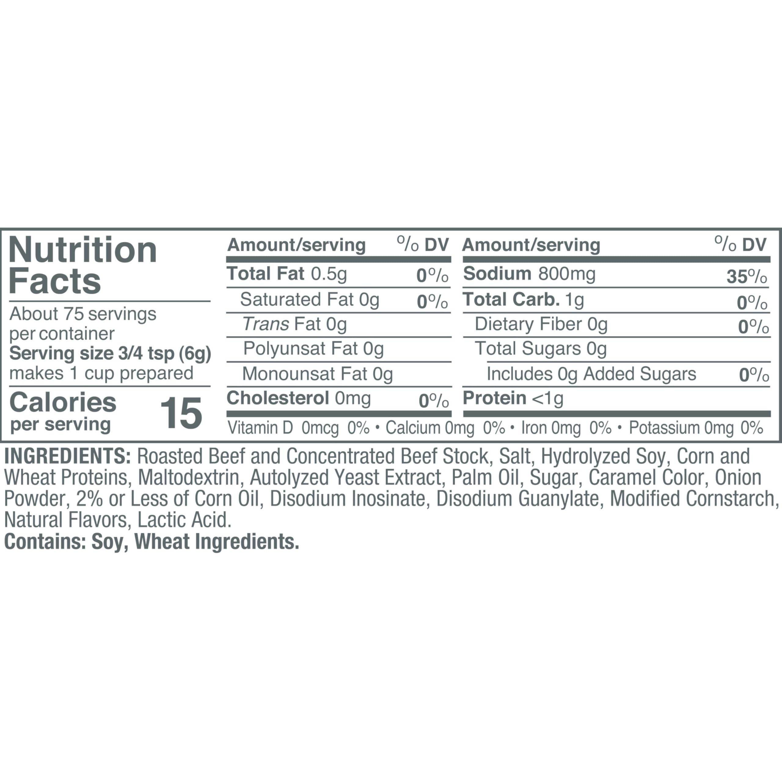 Minor's Beef Base and Stock, Great for Soup Broth and Sauces, 0 Grams Trans Fat, No Added MSG, 16 oz Tub
