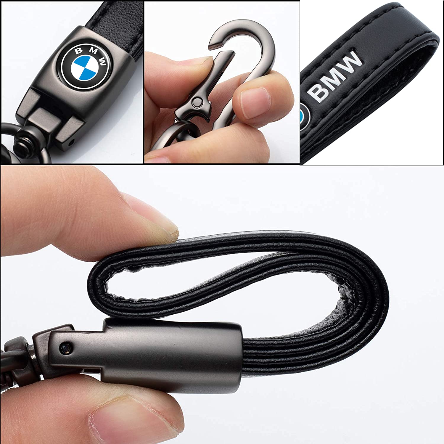 Car Keychain Key Ring Compatible with bmw 1 3 5 6 X5 X6 Z4 X1 X3 X7 7 Series Car Accessories Key Chain for Man Woman