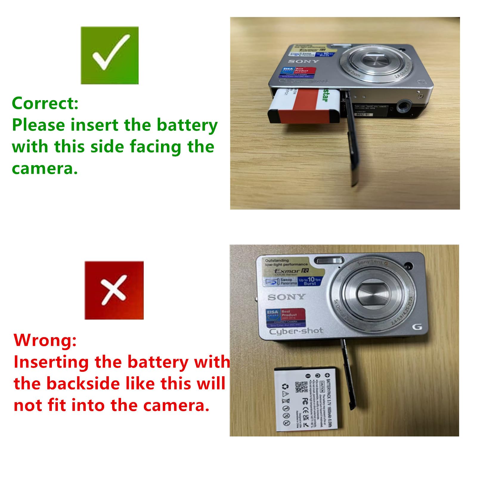 Kastar Battery X2 + Slim USB Charger for Sony NP-BG1 NP-FG1 Battery Sony Cybershot DSC-HX5V, DSC-HX9V, DSC-W30, DSC-W35, DSC-W50, DSC-W55, DSC-W70, DSC-W80, DSC-W290, DSC-H10, H20, H50, H55, H70, H90