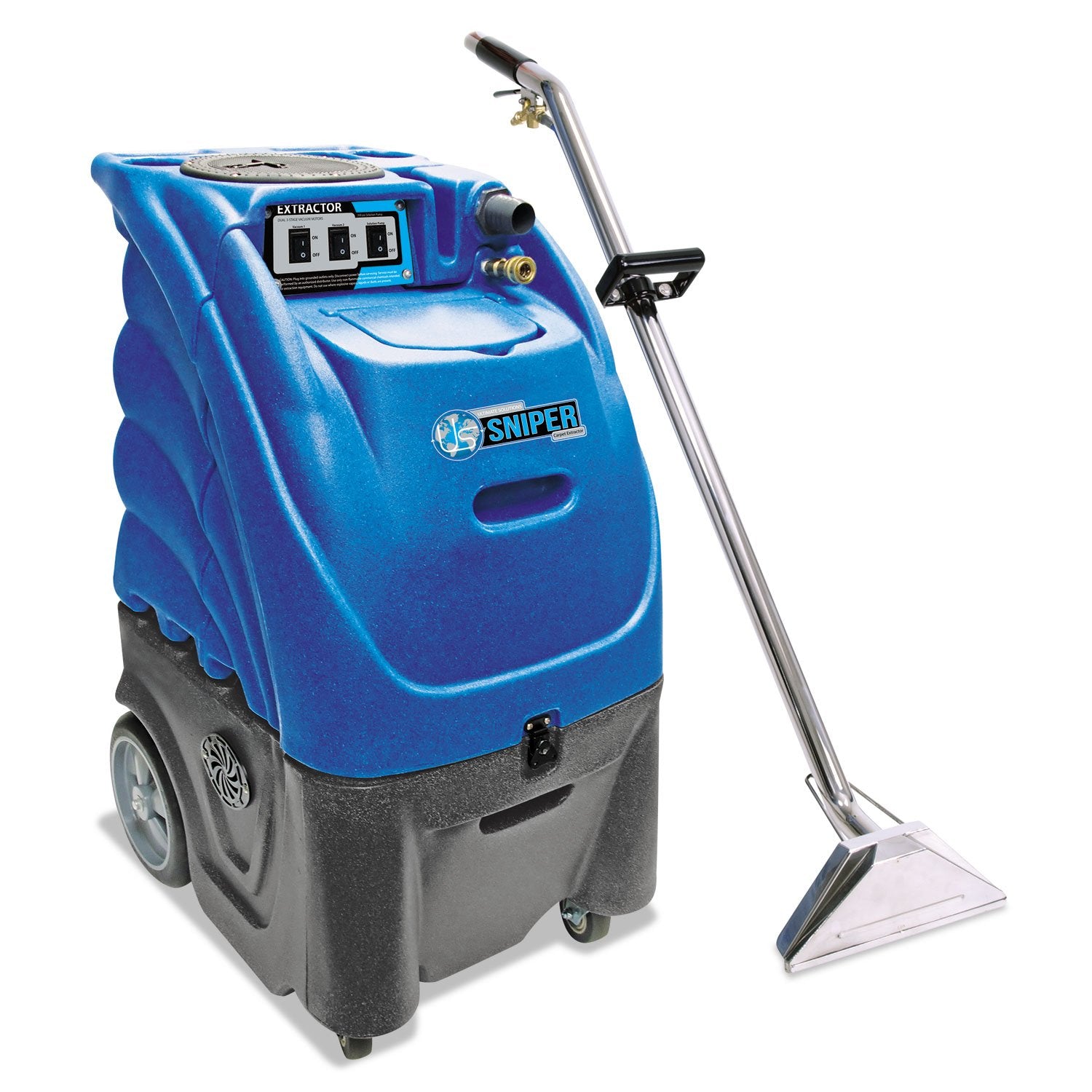 MercuryFloor Machines PRO121002 PRO-12 12-Gallon Carpet Extractor w/Dual Vacuum Motors, 12gal Tank
