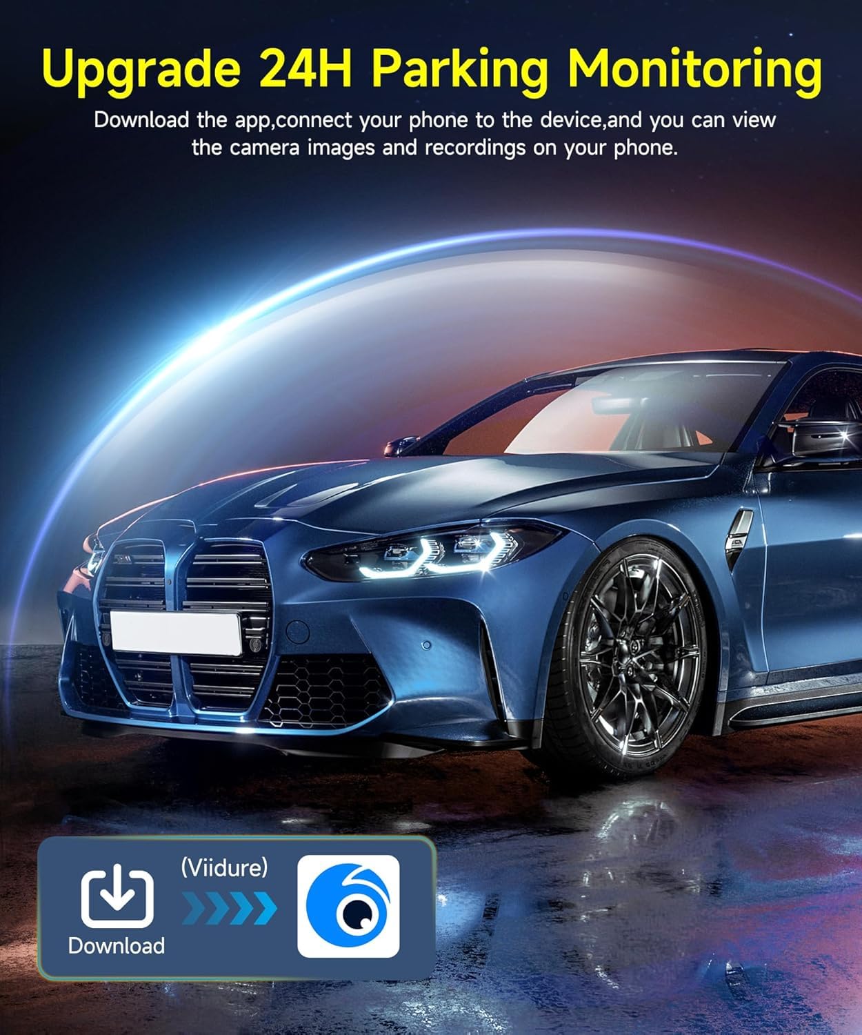 Podofo 9.3'' Wireless Carplay Screen for Car,HD 2.5K Front and AHD Backup Camera,Android Auto Airplay Mirror Link Touch Screen Bluetooth GPS Voice Control 64G TF Card,Car Play Screen for Car