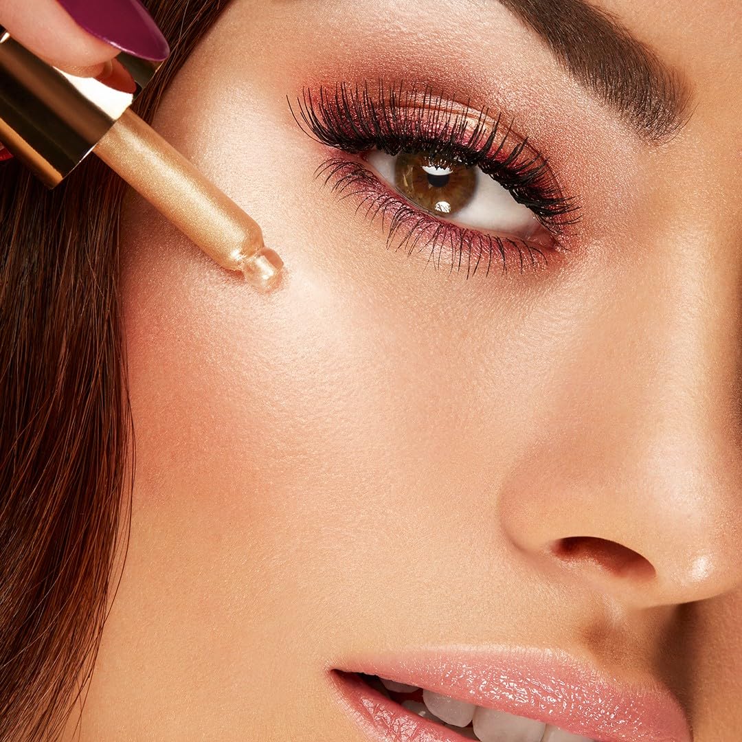 KIKO Milano Glow Fusion Highlighting Drops 02, Liquid Face Highlighter With A Metallic Finish