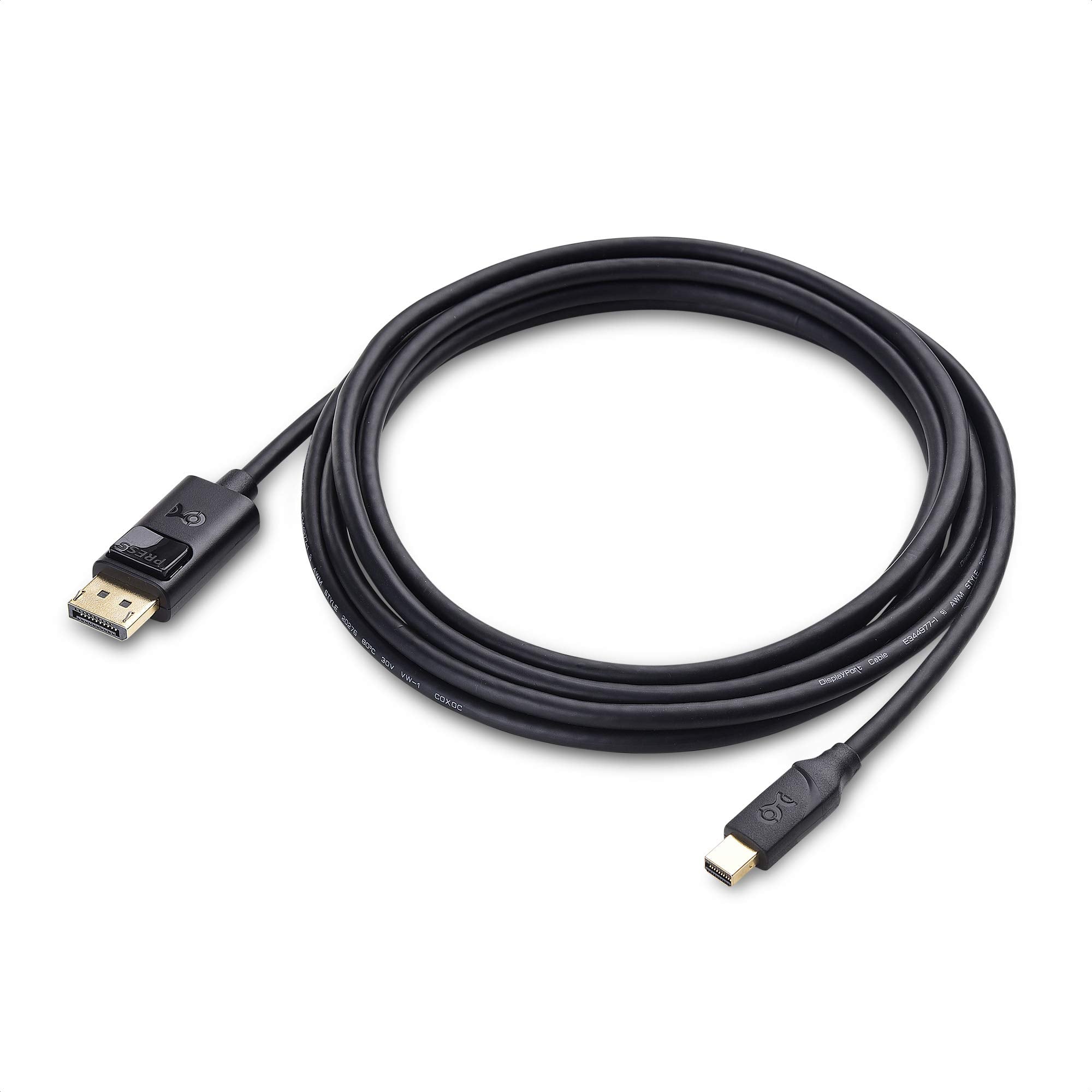 Cable Matters 8K 60Hz Mini DisplayPort to DisplayPort 1.4 Cable 32.4Gbps (DisplayPort to Mini DisplayPort Cable), Support 8K HDR in Black 10 ft - Thunderbolt and Thunderbolt 2 Compatible