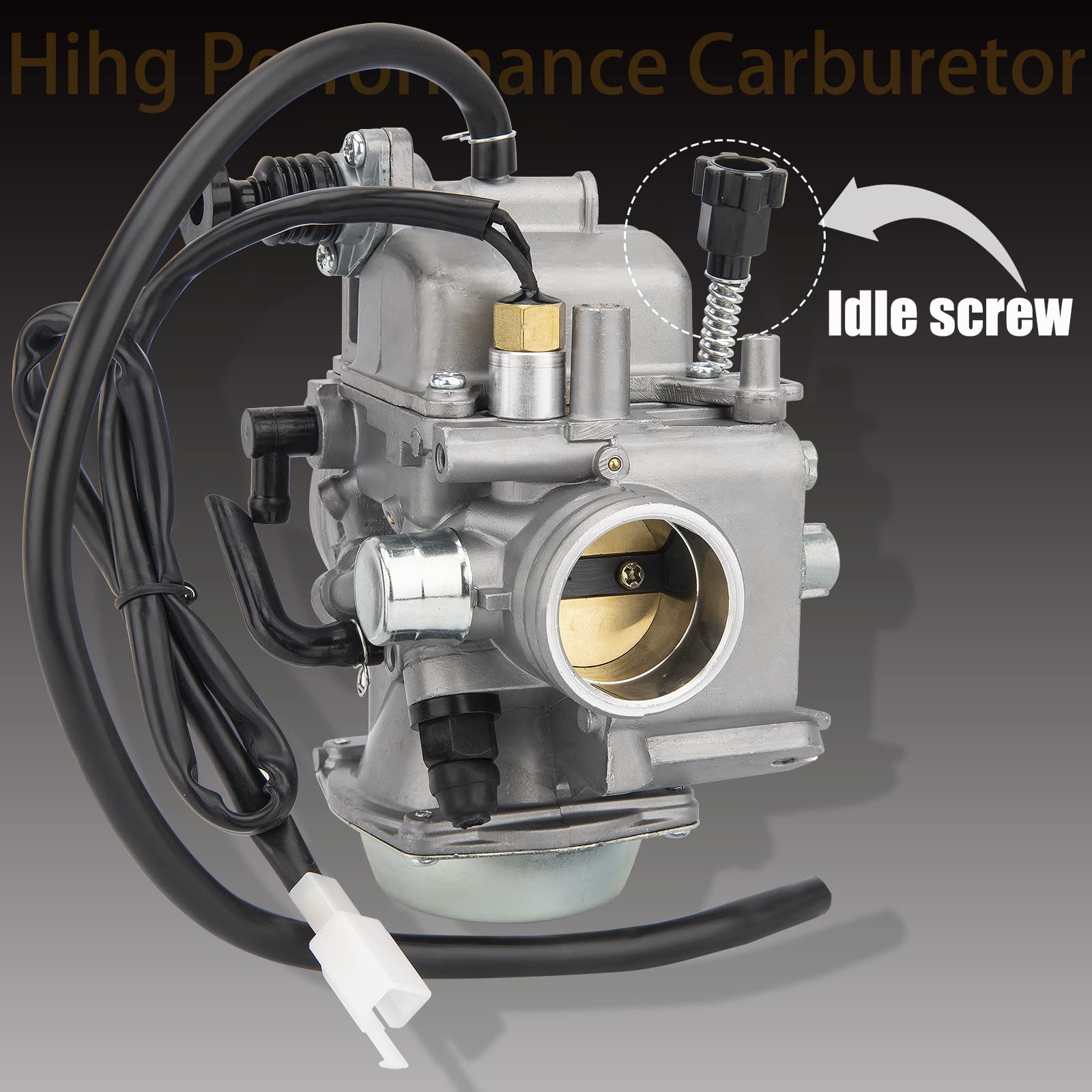 TRX350 Carburetor for Honda Rancher 350 TRX350TM TRX350TE 350ES 350FE 350FMTE 2000-2006 4 Stroke ATV New Carb w/Air Filter Oil Filter