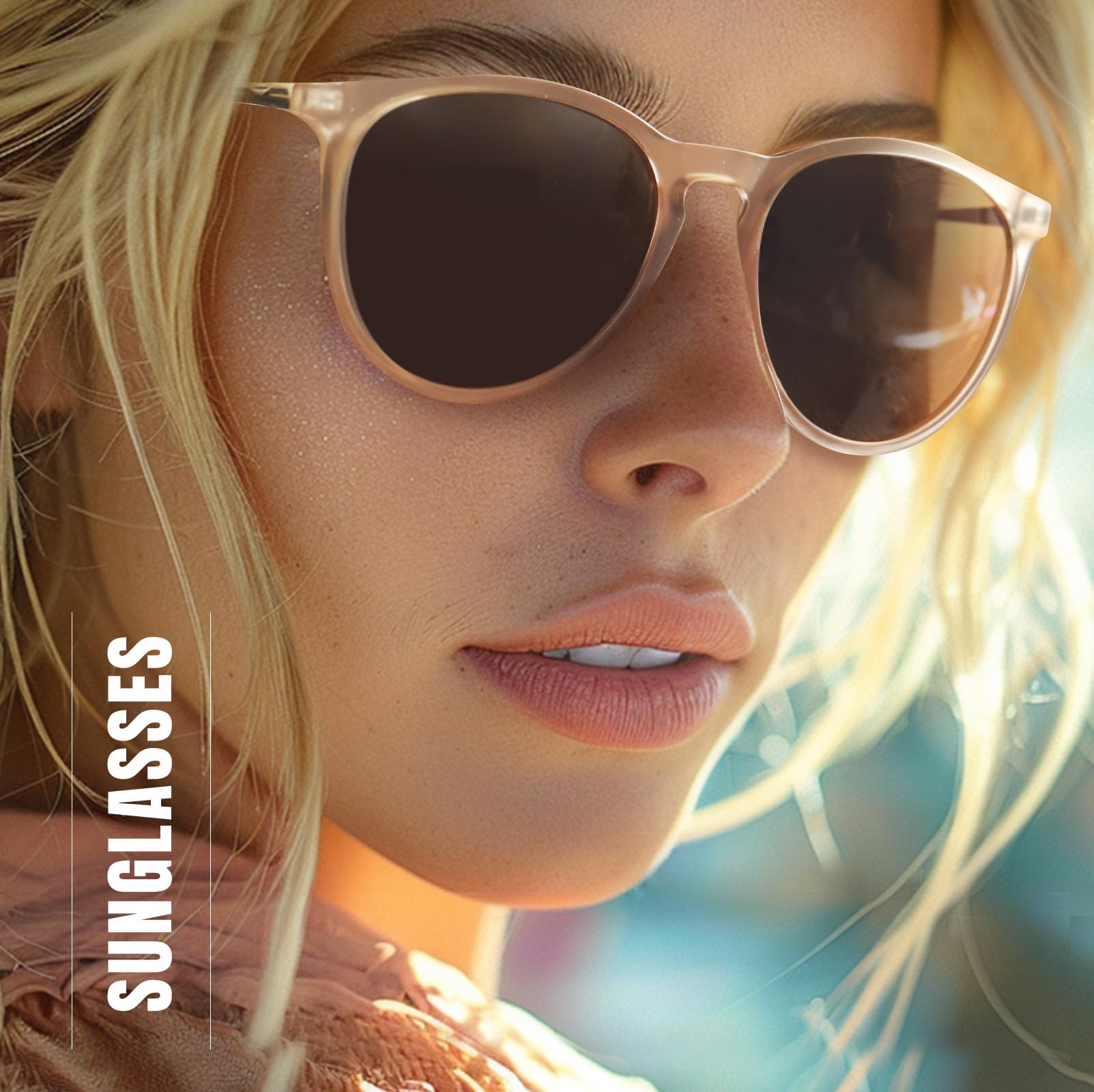 CHBP Polarized Sunglasses for Women Men - Trendy 2025 Vintage Classic Retro Round Mirrored Lens Designer Style