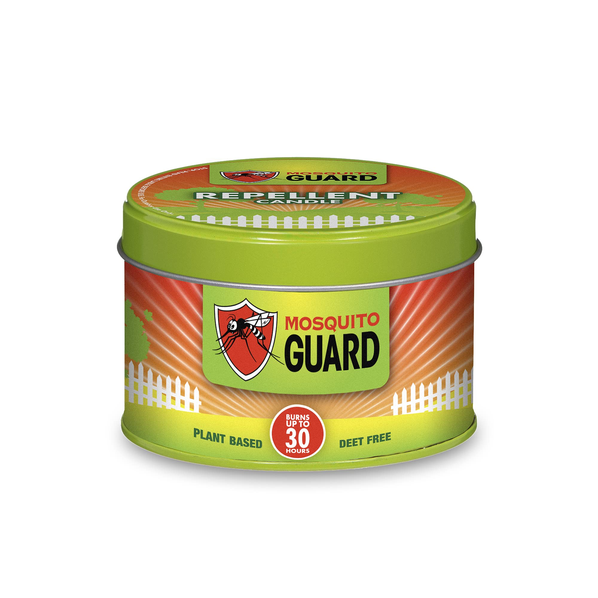 Mosquito Guard 12oz Mosquito Repellent Outdoor Patio Candle - Burns 35 Hours - Citronella Candles Outdoor Mosquito Repellent Indoors - Natural Mosquito Candles for Outside - Bug Repellent Candle