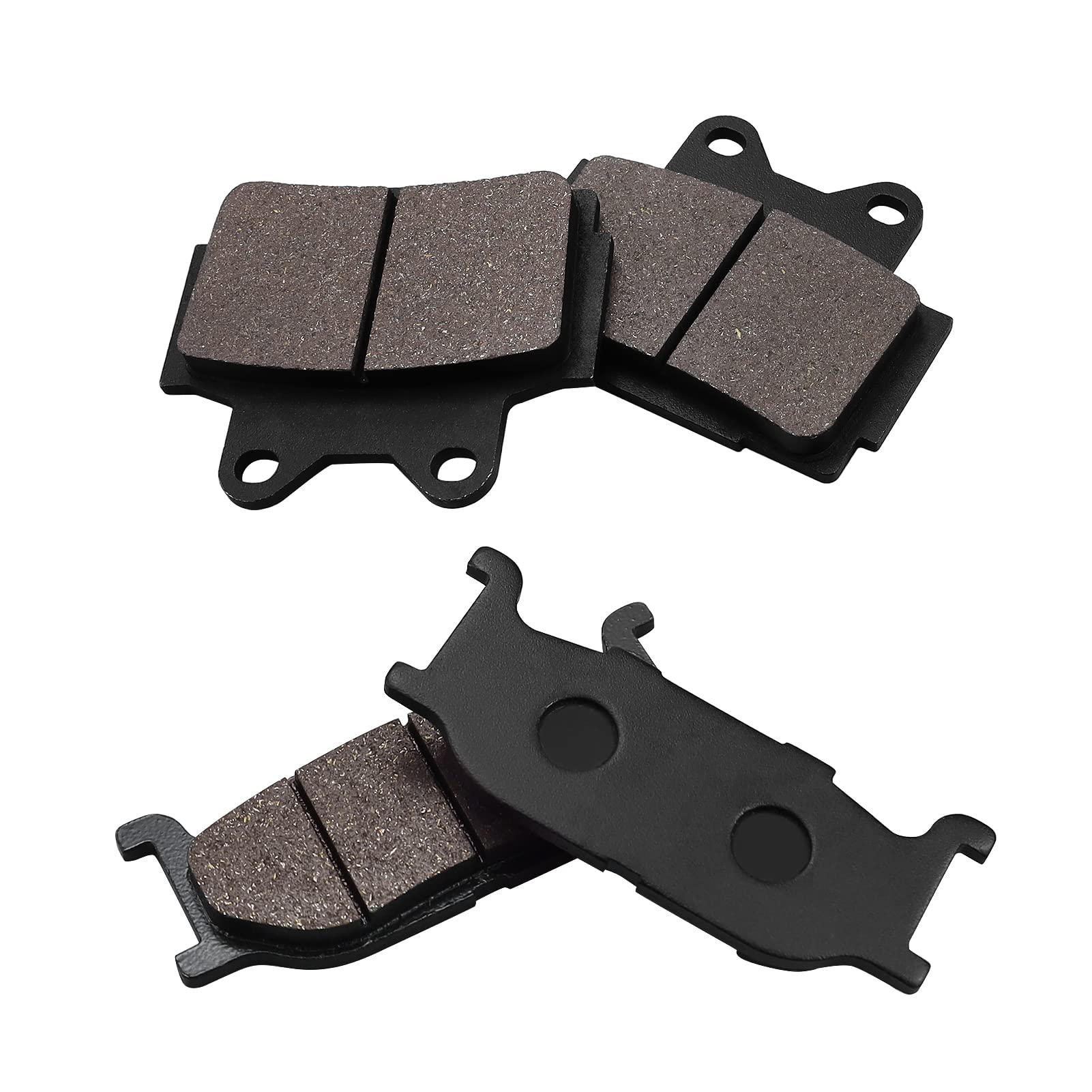 Cyleto Front & Rear Brake Pads for YAMAHA XJ600 XJ600S DIVERSION SECA II 1991 1992 1993 1994 1995 1996 1997 / XJ600N 1995 1996 1997