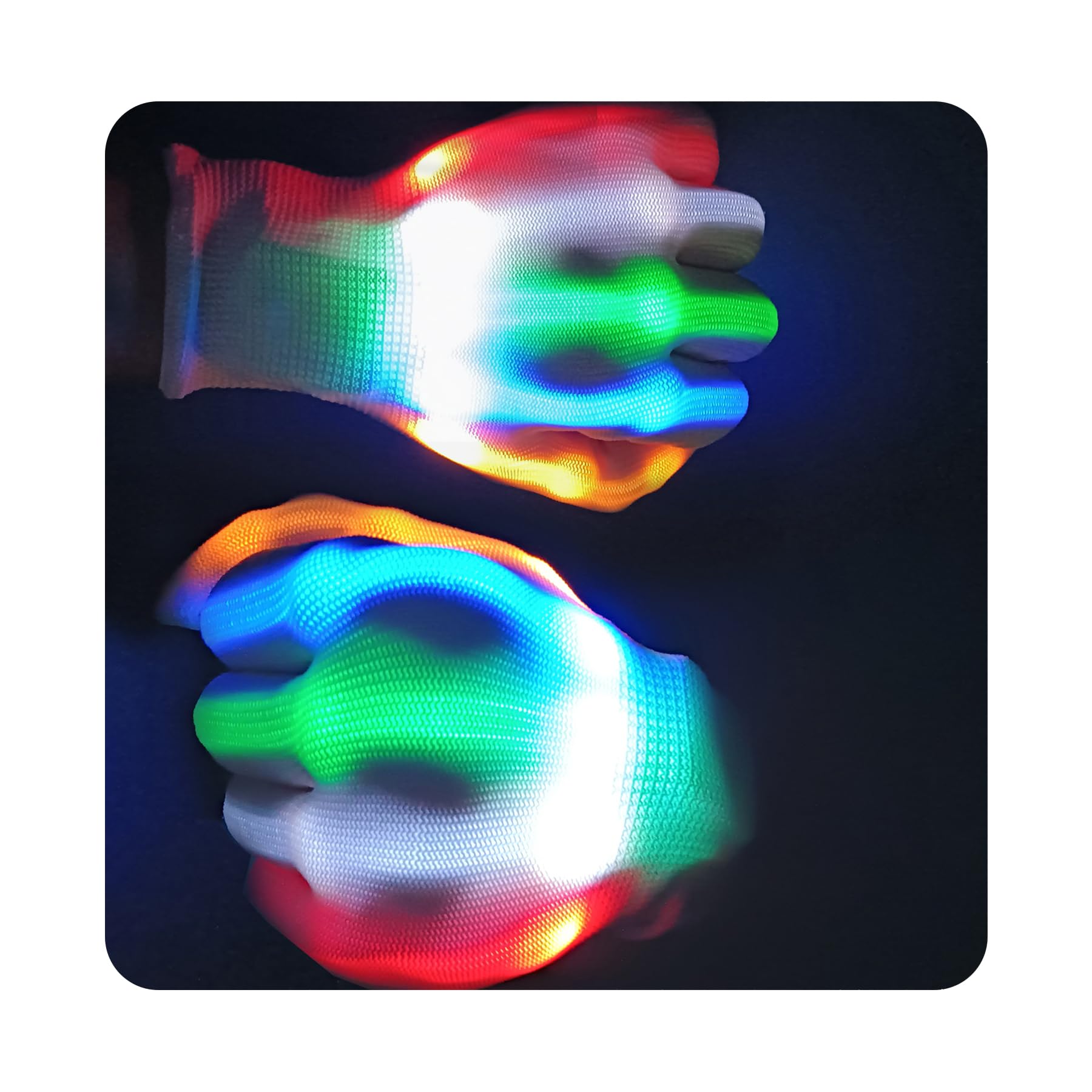 VICAITOYS Kids Toys Boys 6-8 LED Gloves Toys for Boys Age 3-7 Light Up Gloves, Light Up Gloves for Kids Birthday Easter Gift Cool Fun Toys for Toys for 7 Year Old Boys and Toys for 8 Year Old Boy