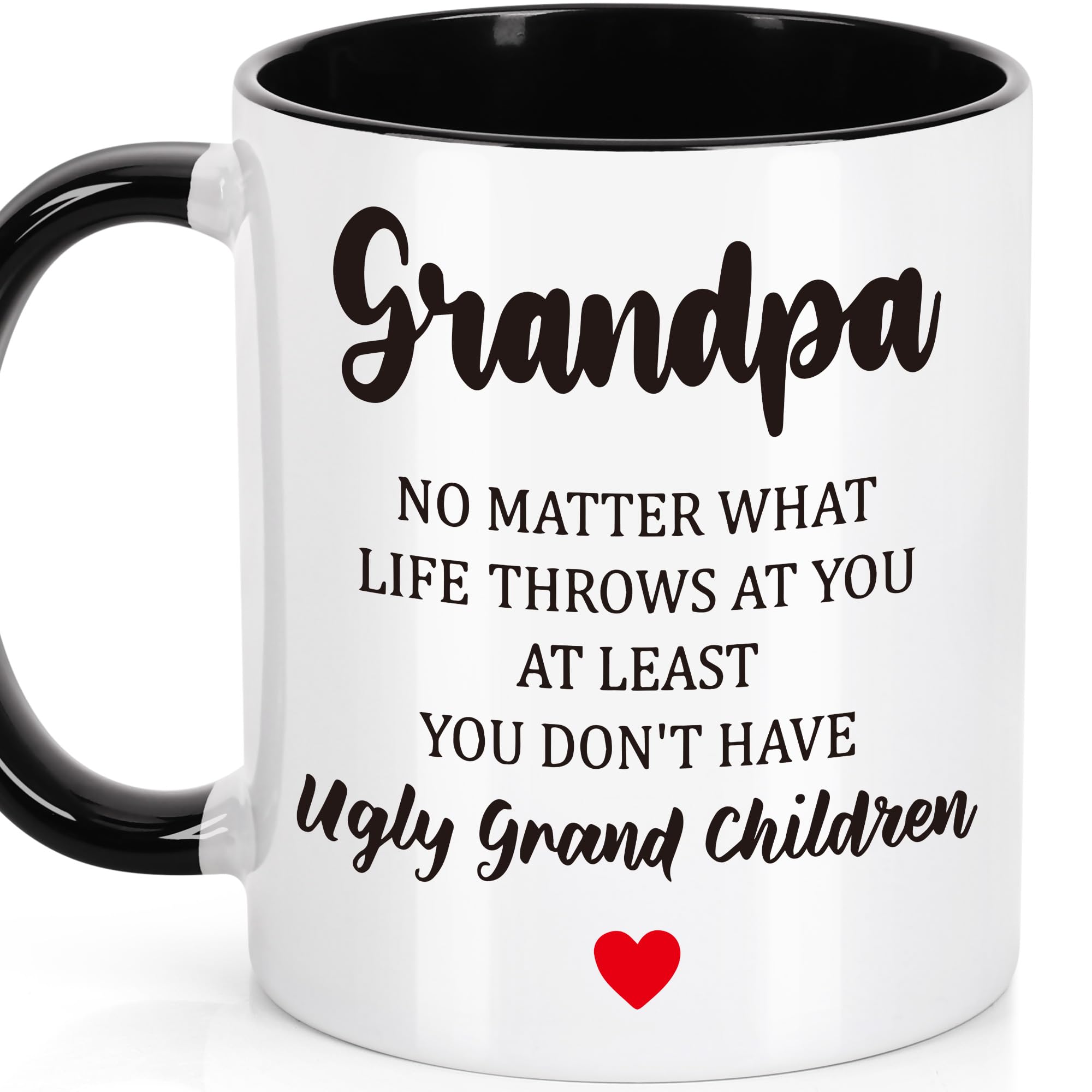 Gift for Grandpa Christmas Papa Xmas Presents for Grandfather, Granddad, Gramps, Papa, Poppy, Funny Thoughtful Gifts for Grandpa Ceramic Mug, Birthday, Fathers Day from Grandkids Grandchildren