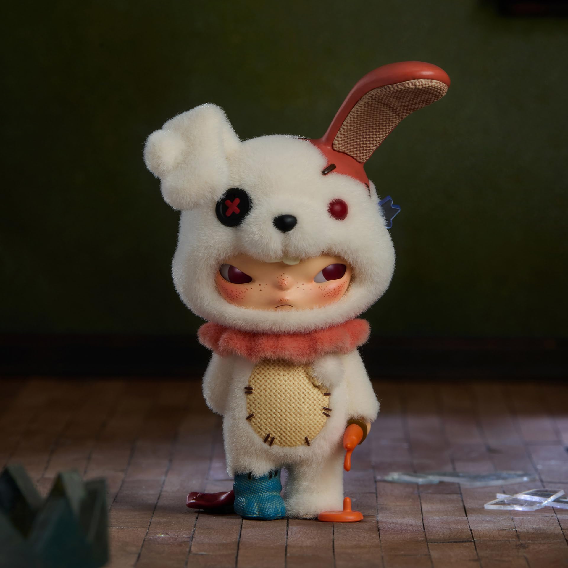POP MART Hirono Monsters' Carnival Series Blind Box Figures, Collectible Toys Home Decorations, Holiday Birthday Gifts for Girls and Boys, Single Box