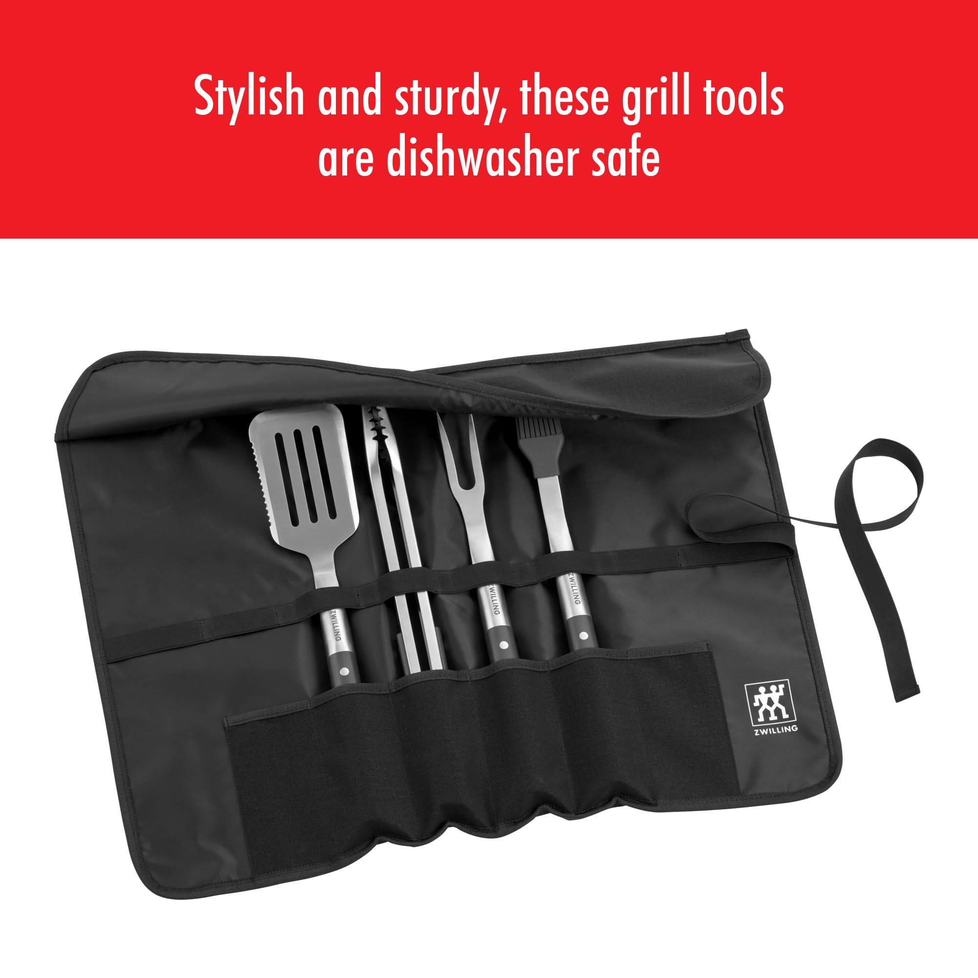 ZWILLING BBQ+ 5-pc Grill Tool Set