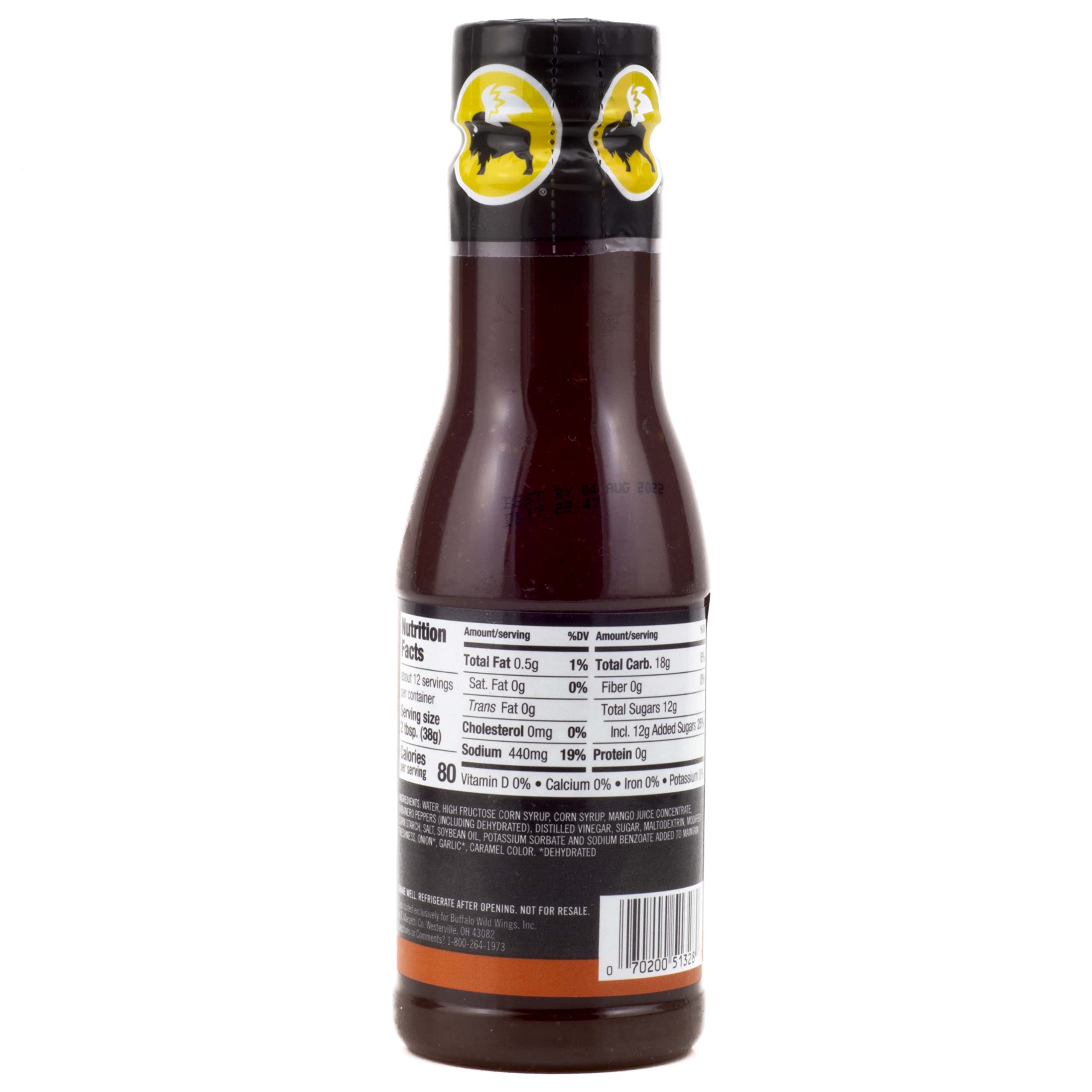 Buffalo Wild Wings Barbecue Sauces, Spices, Seasonings and Rubs For: Meat, Ribs, Rib, Chicken, Pork, Steak, Wings, Turkey, Barbecue, Smoker, Crock-Pot, Oven (Mango Habanero, (2) Pack)
