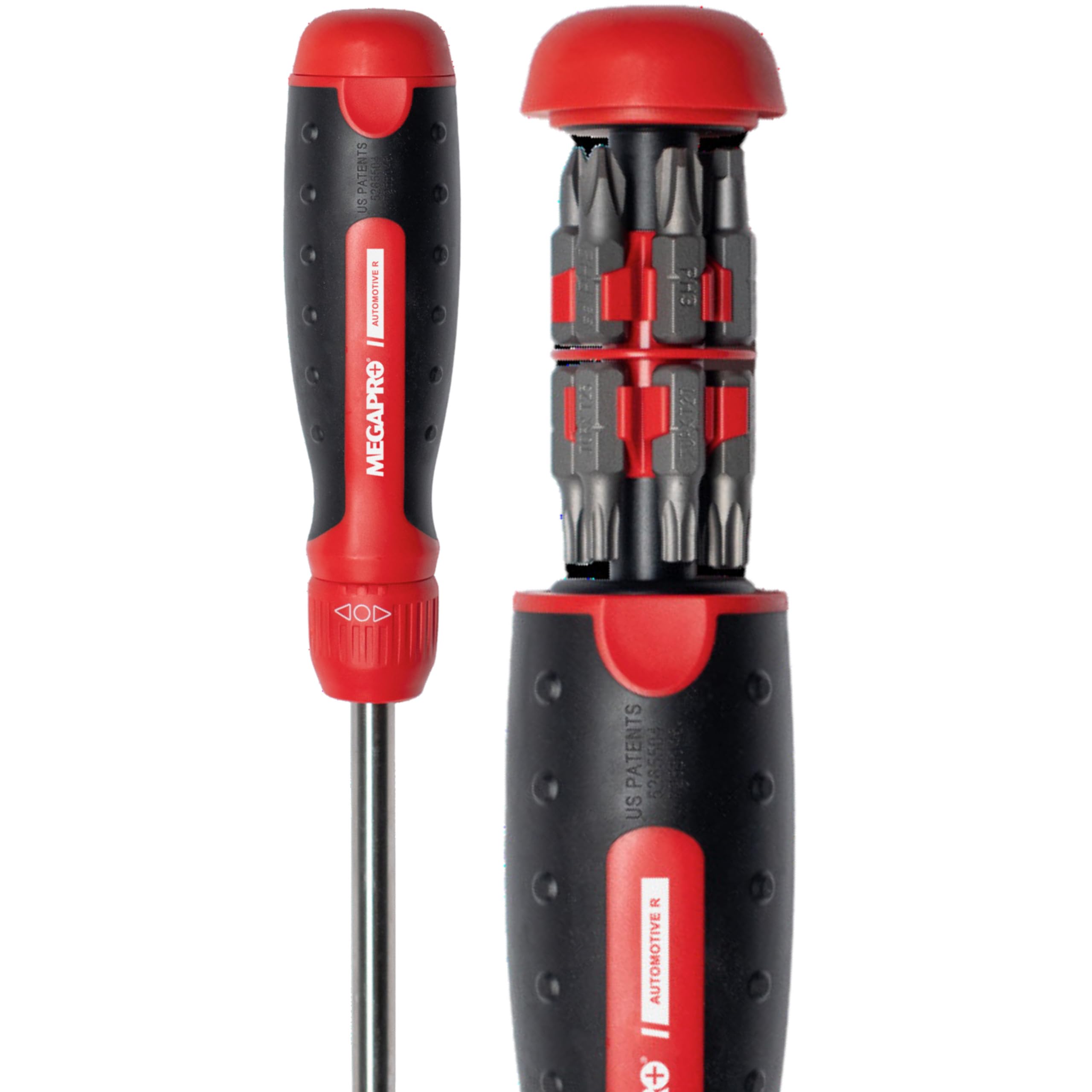 MegaPro 211R1C36RD 1" 13-In-1 Ratcheting Automotive Driver Bits in Red