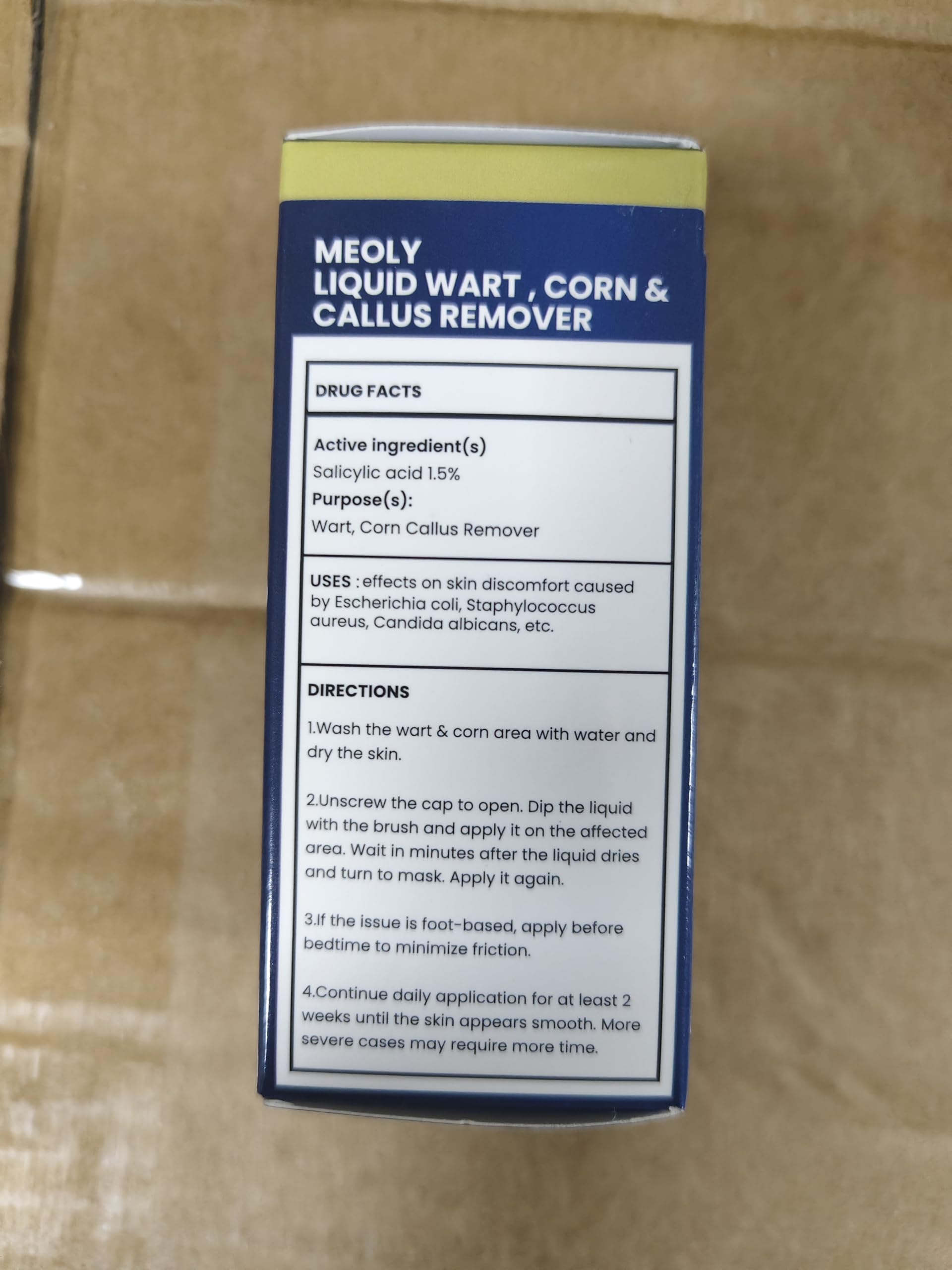 MEOLY Fast-Acting Wart Remover Freeze Off : Salicylic Acid Wart Remover for Men Women - Wart Removal for Plantar Wart, Genital Wart, H Warts, Common Wart, Flat Wart, Corn, Callus 30 ML
