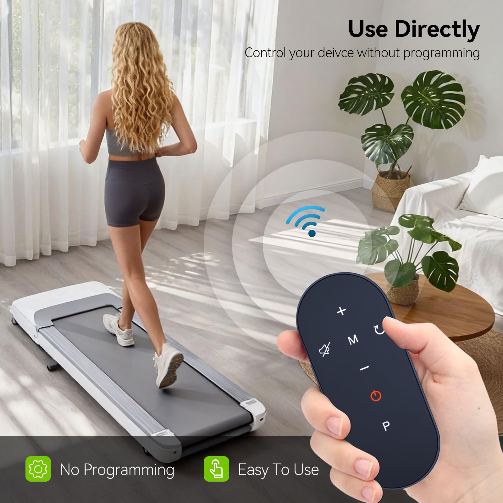 PZL Replacement Remote Control fit for REDLIRO Treadmill Y-08 JK03F KBR-JK20, for LIVIVOX Walking Pad 22-2 Q20-4, for EGORUN Under Desk Treadmill Q22-3, for ActiveLife Q22